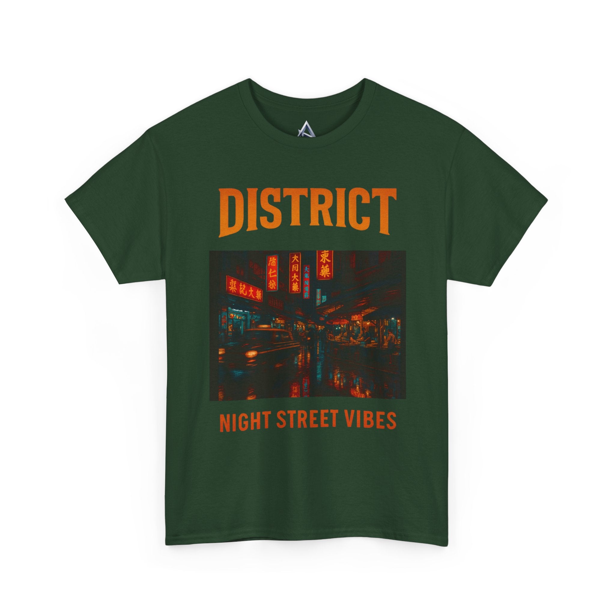 District Night Street Vibes Unisex Heavy Cotton Tee