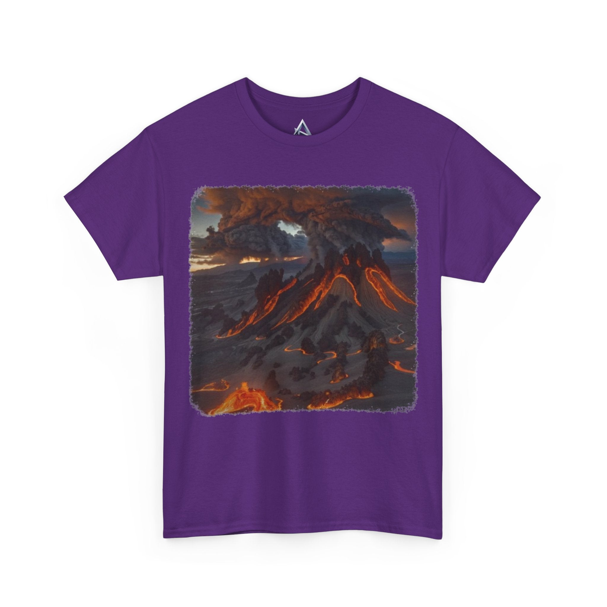 Volcanic Eruption Unisex Heavy Cotton Tee
