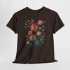 Cosmic Floral Unisex Heavy Cotton Tee