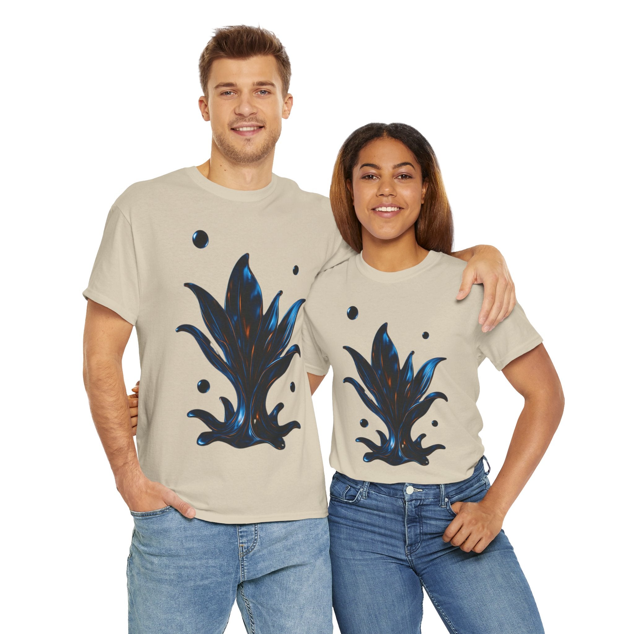 Plant-Inspired Graphic Unisex Heavy Cotton Tee