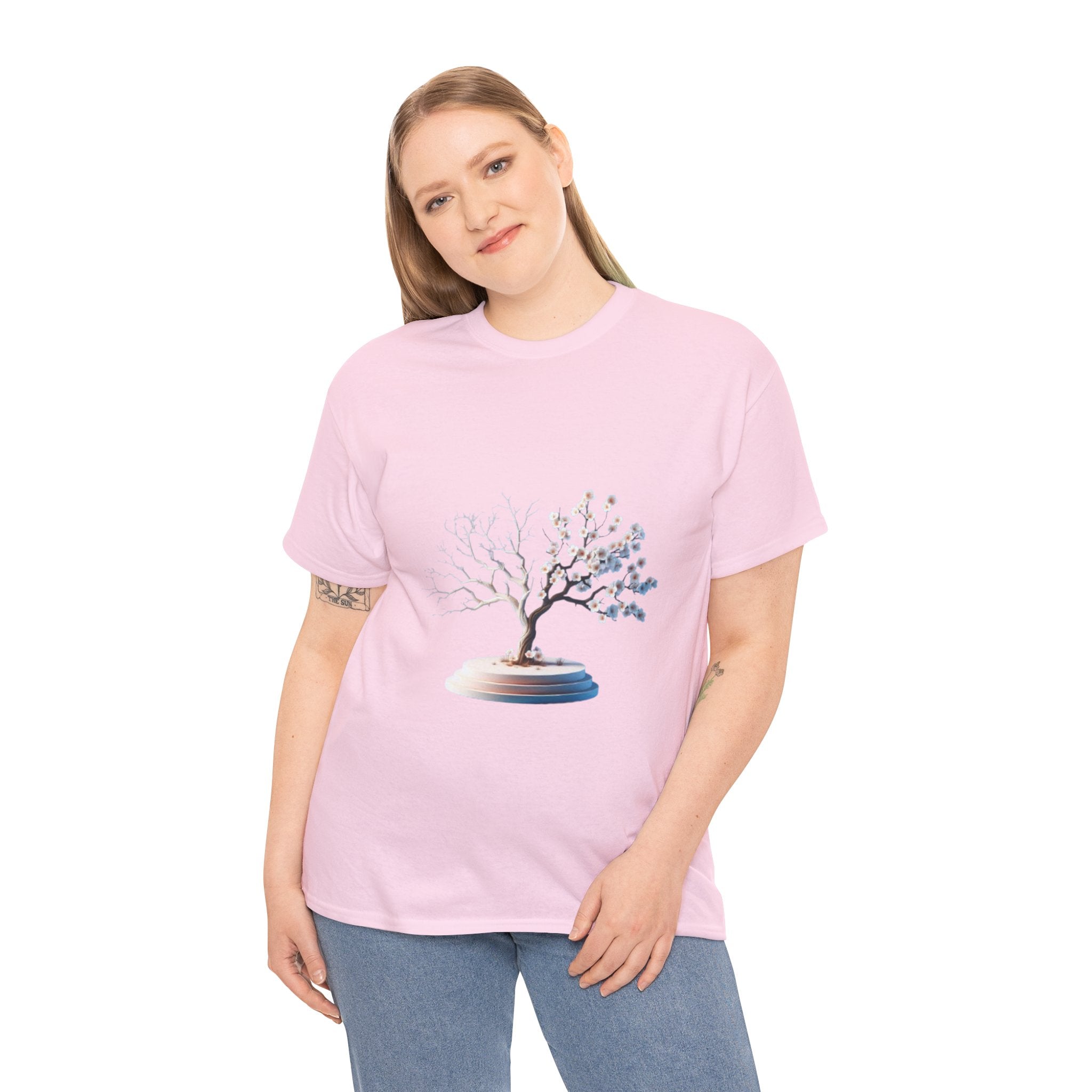 Bonsai Tree Unisex Heavy Cotton Tee