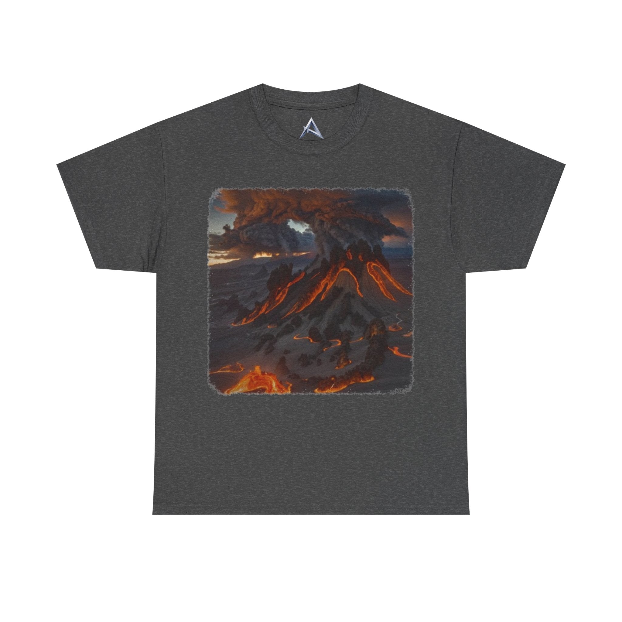 Volcanic Eruption Unisex Heavy Cotton Tee