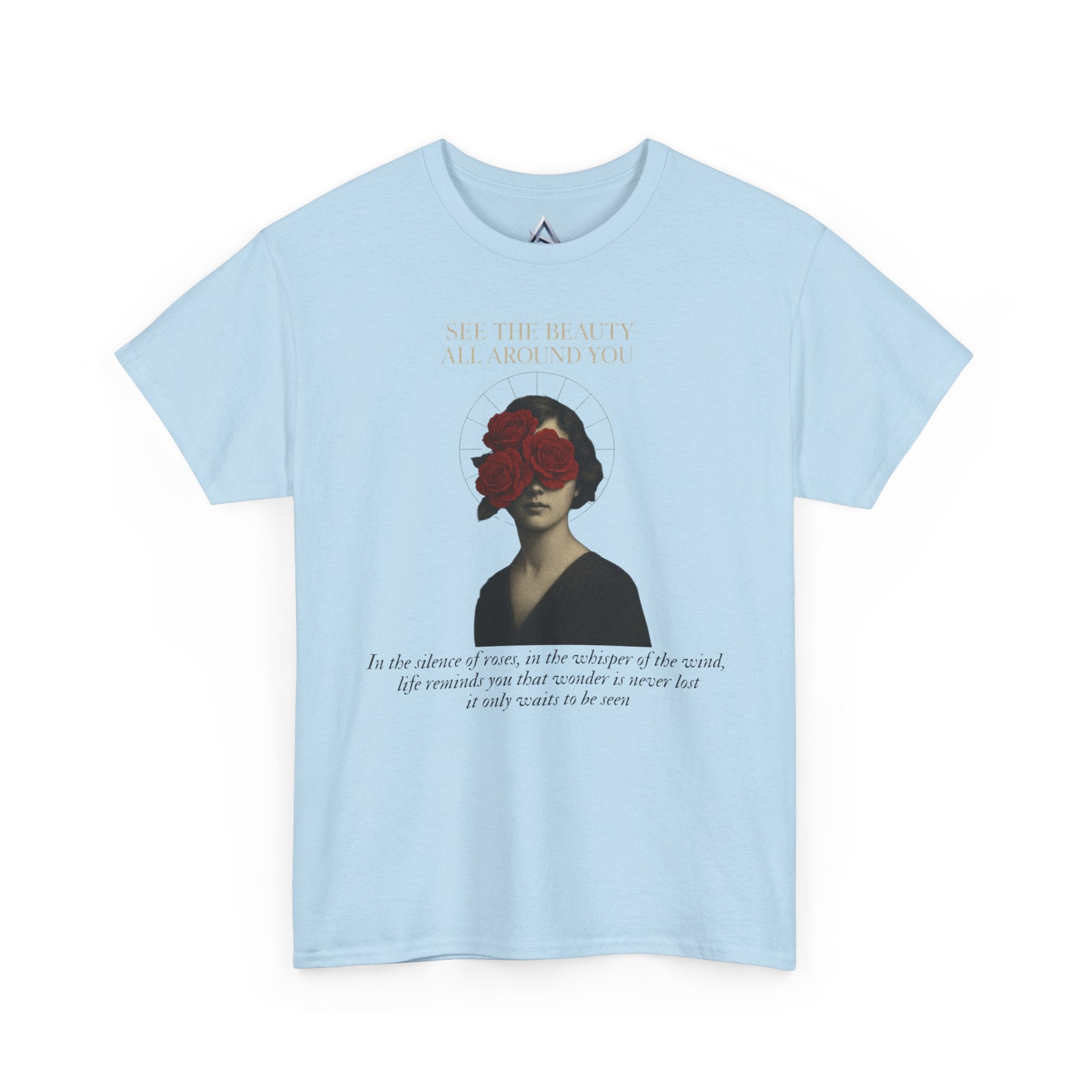 Artistic Floral Heavy Cotton Tee