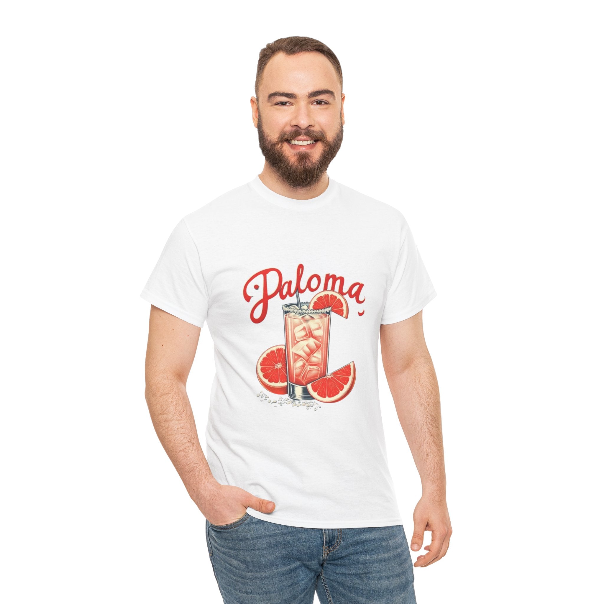 Paloma Cocktail Unisex Heavy Cotton Tee