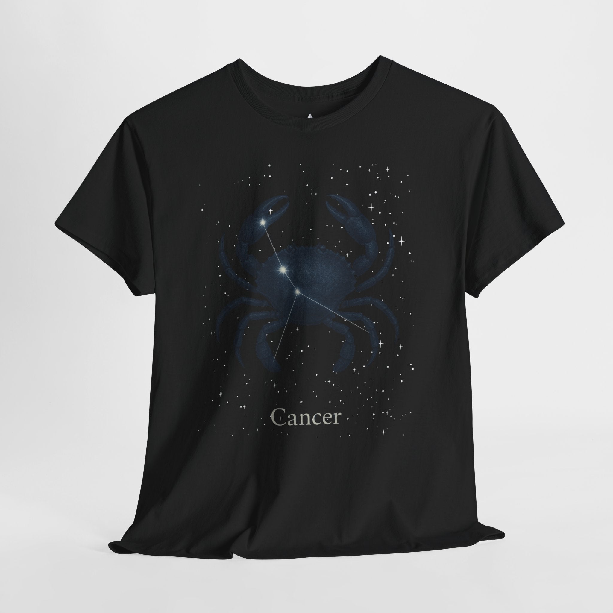 Cosmic Cancer Zodiac Unisex Heavy Cotton Tee