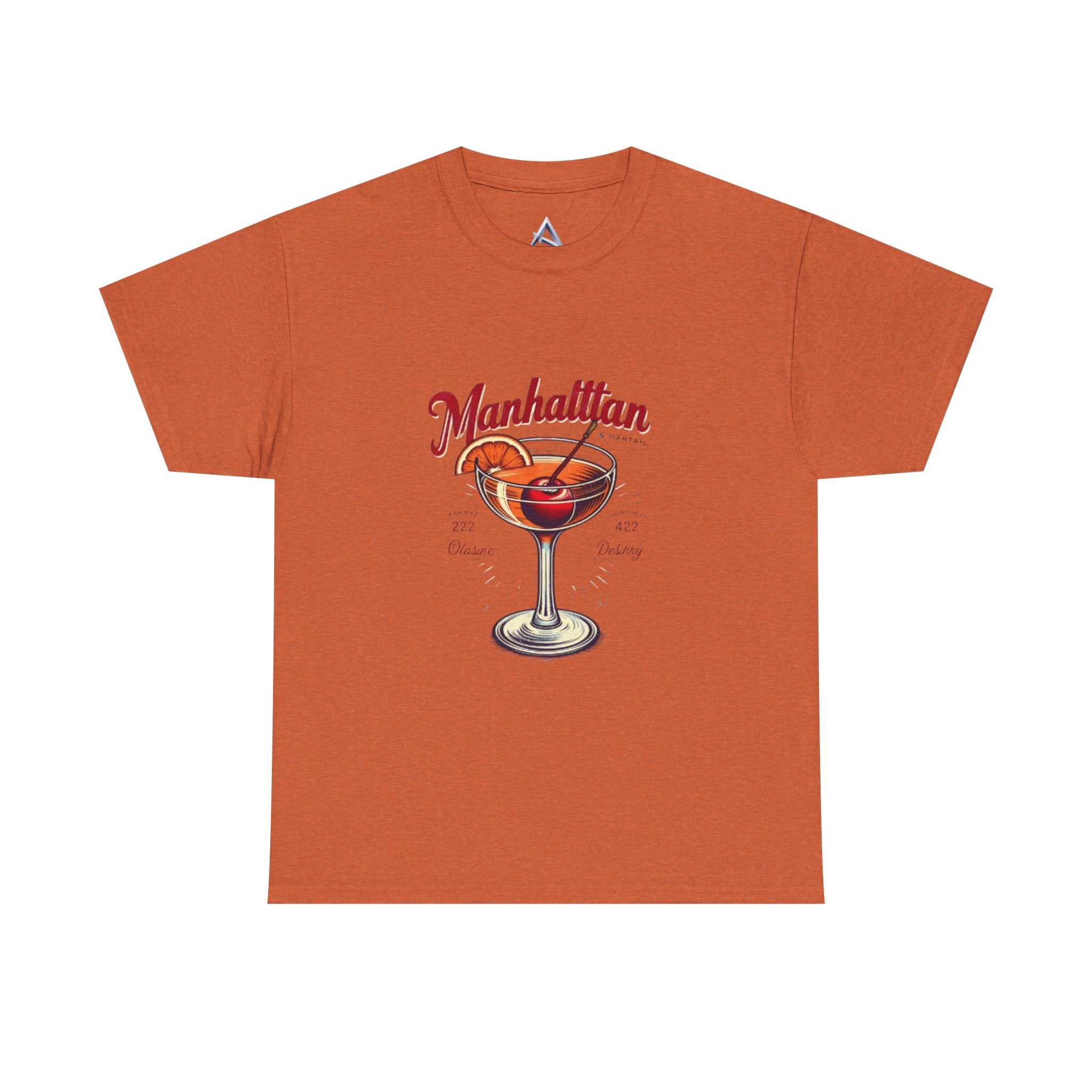 Manhattan Cocktail Unisex Heavy Cotton Tee