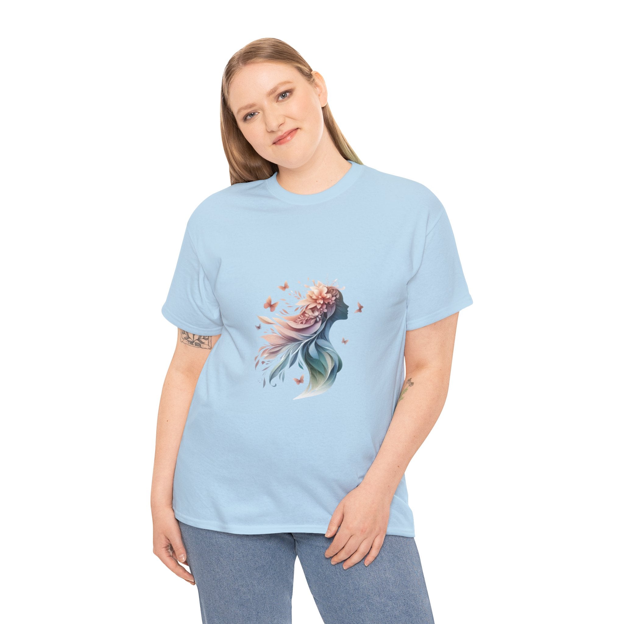 Whimsical Butterfly Dreamer Unisex Heavy Cotton Tee
