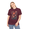 Cosmic Floral Unisex Heavy Cotton Tee