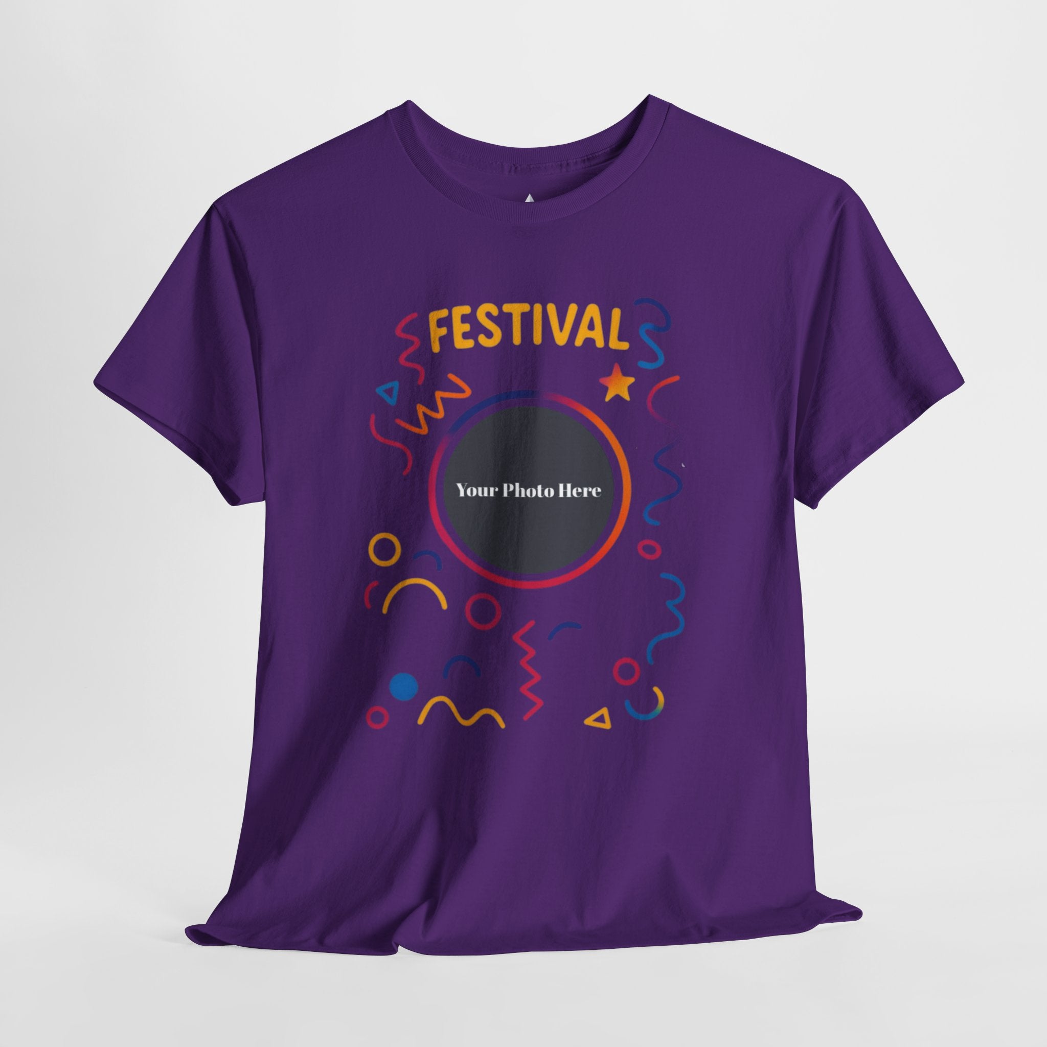 Festival Custom Photo Heavy Cotton Tee