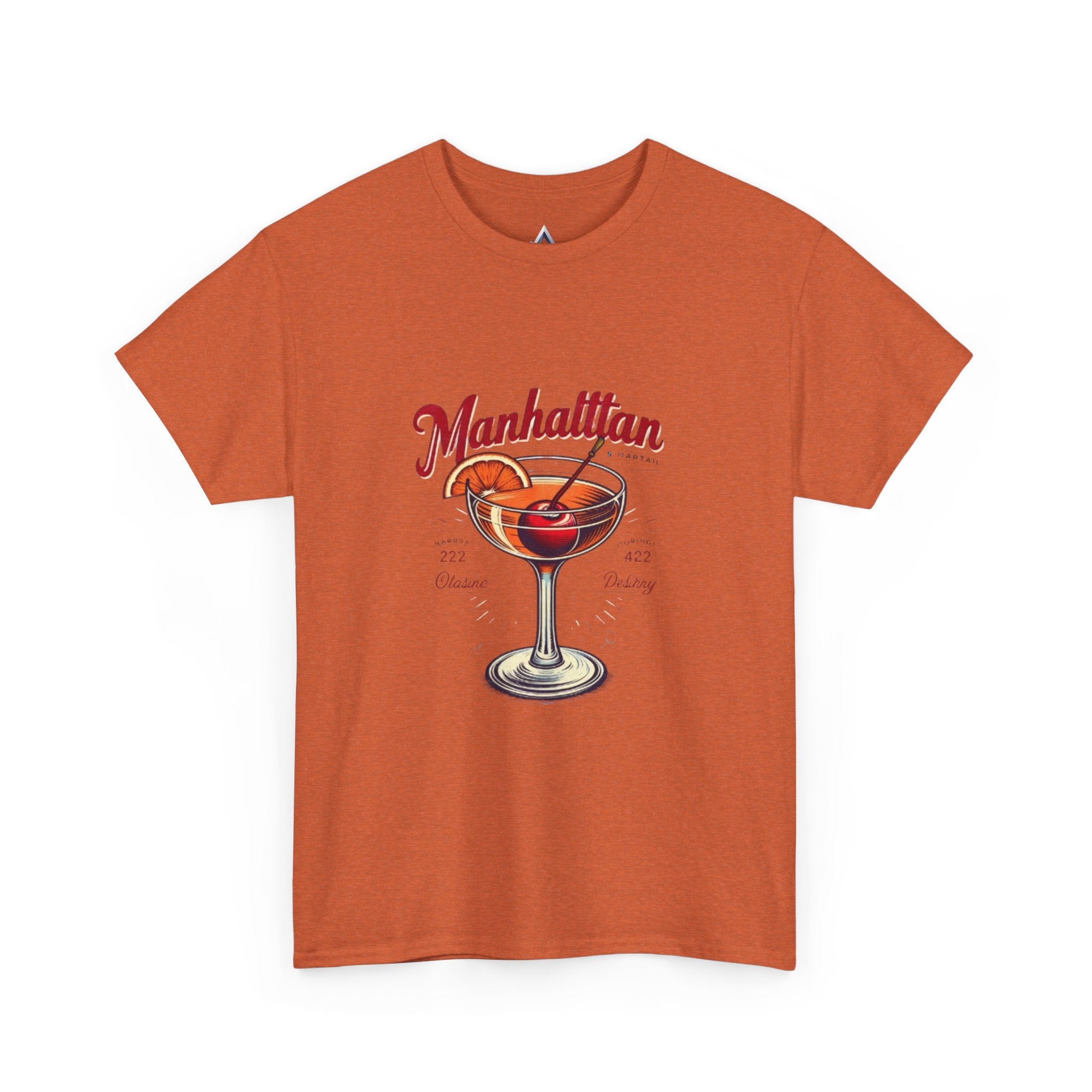 Manhattan Cocktail Unisex Heavy Cotton Tee