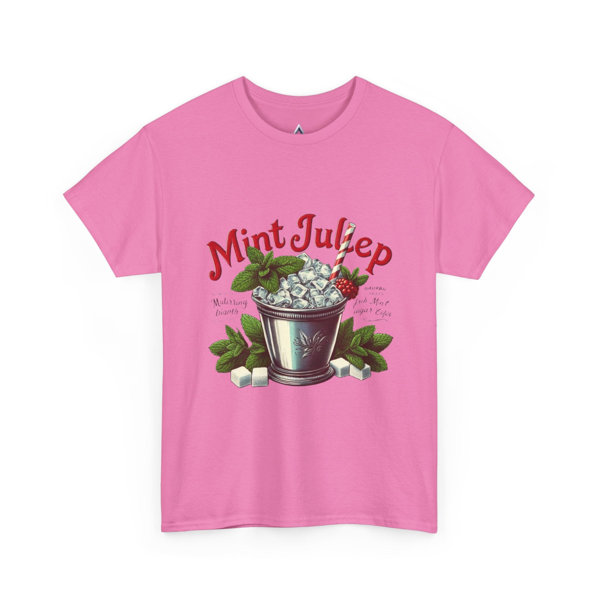Mint Julep Cocktail Unisex Heavy Cotton Tee