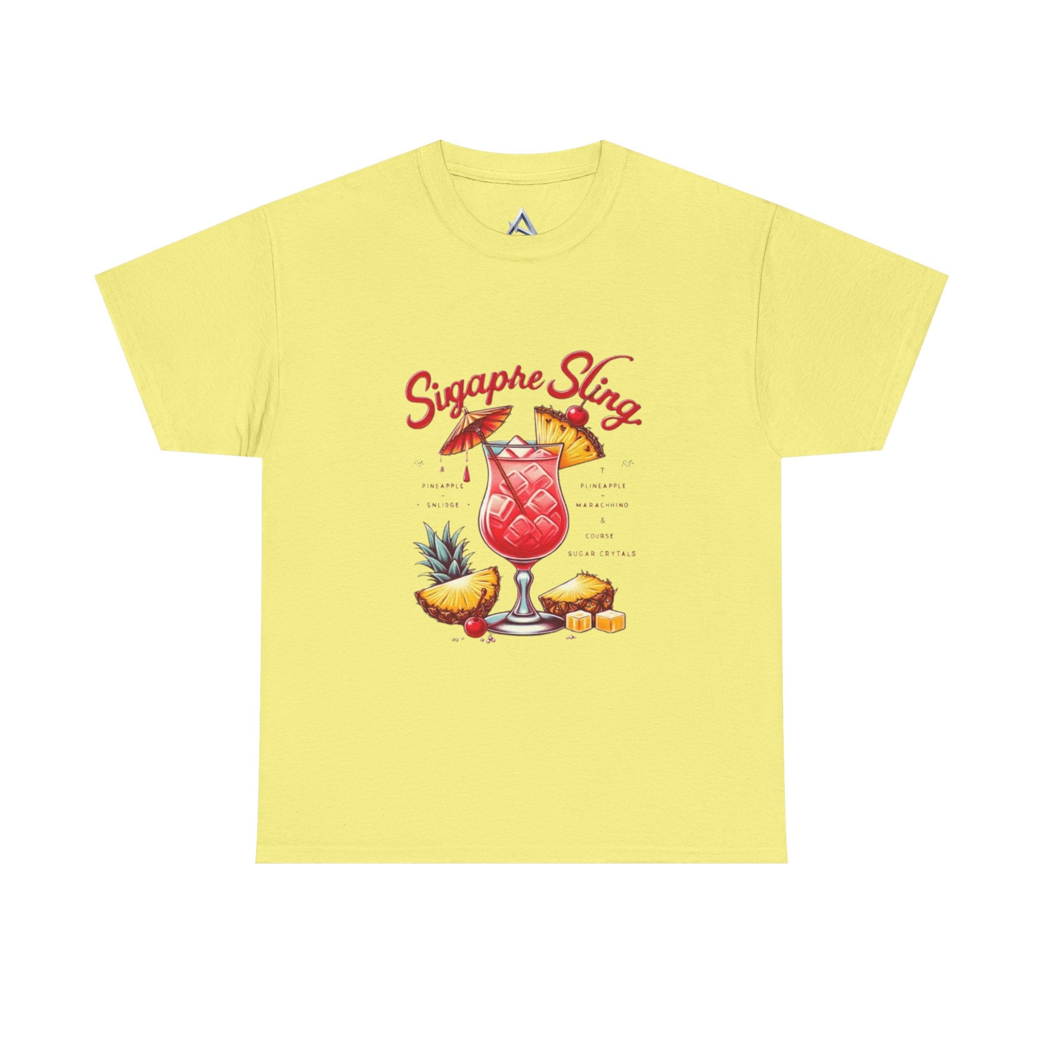 Sigapre Sling Cocktail Unisex Heavy Cotton Tee