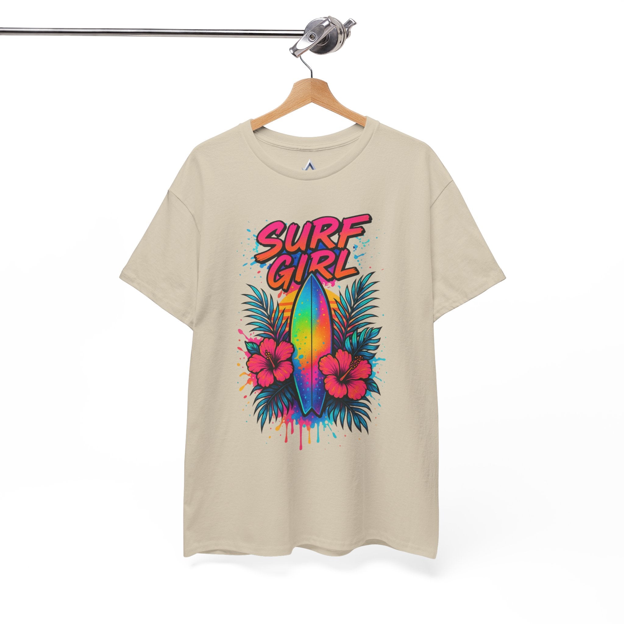 Surf Girl Vintage Heavy Cotton Tee