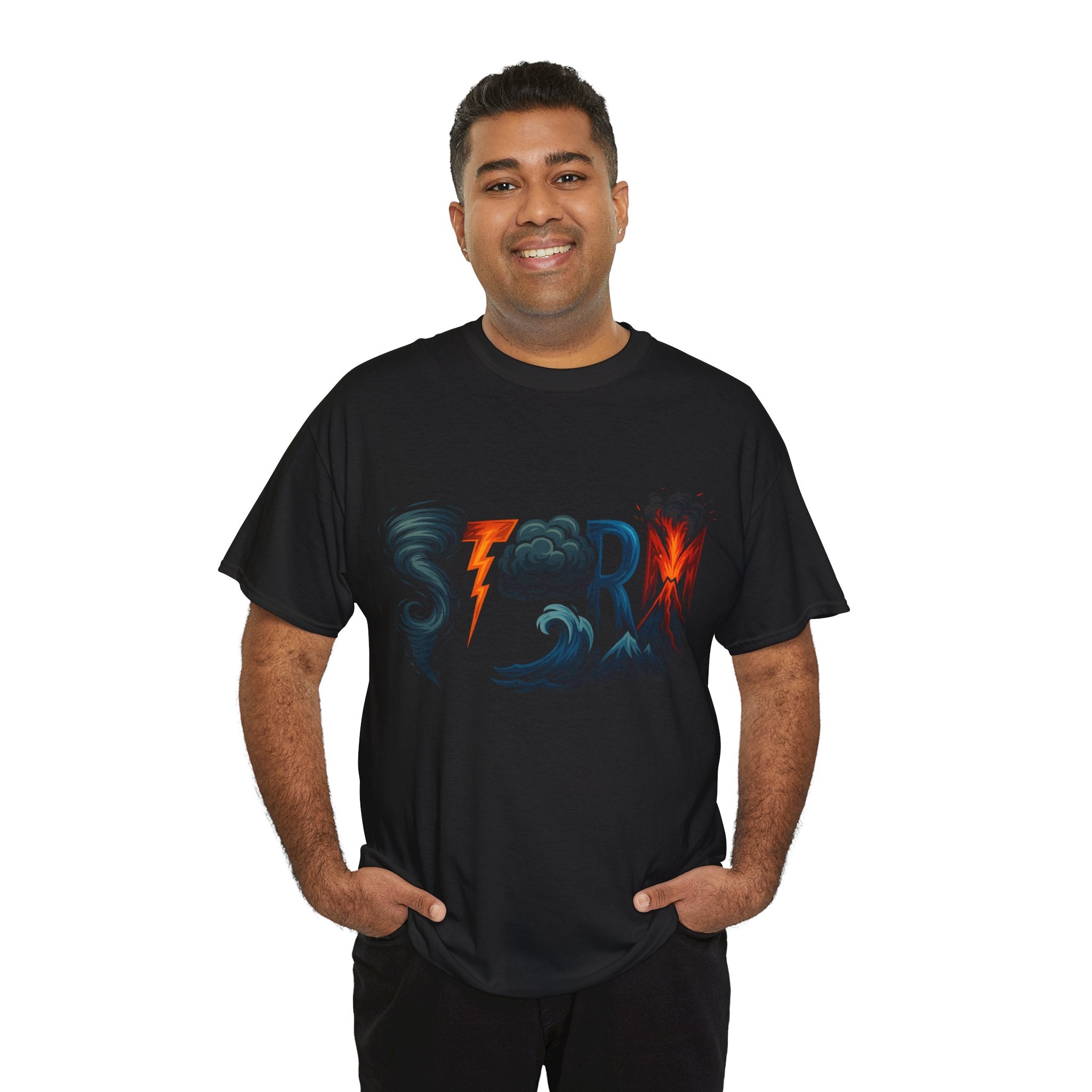 Storm Vibrant Graphic Unisex Heavy Cotton Tee