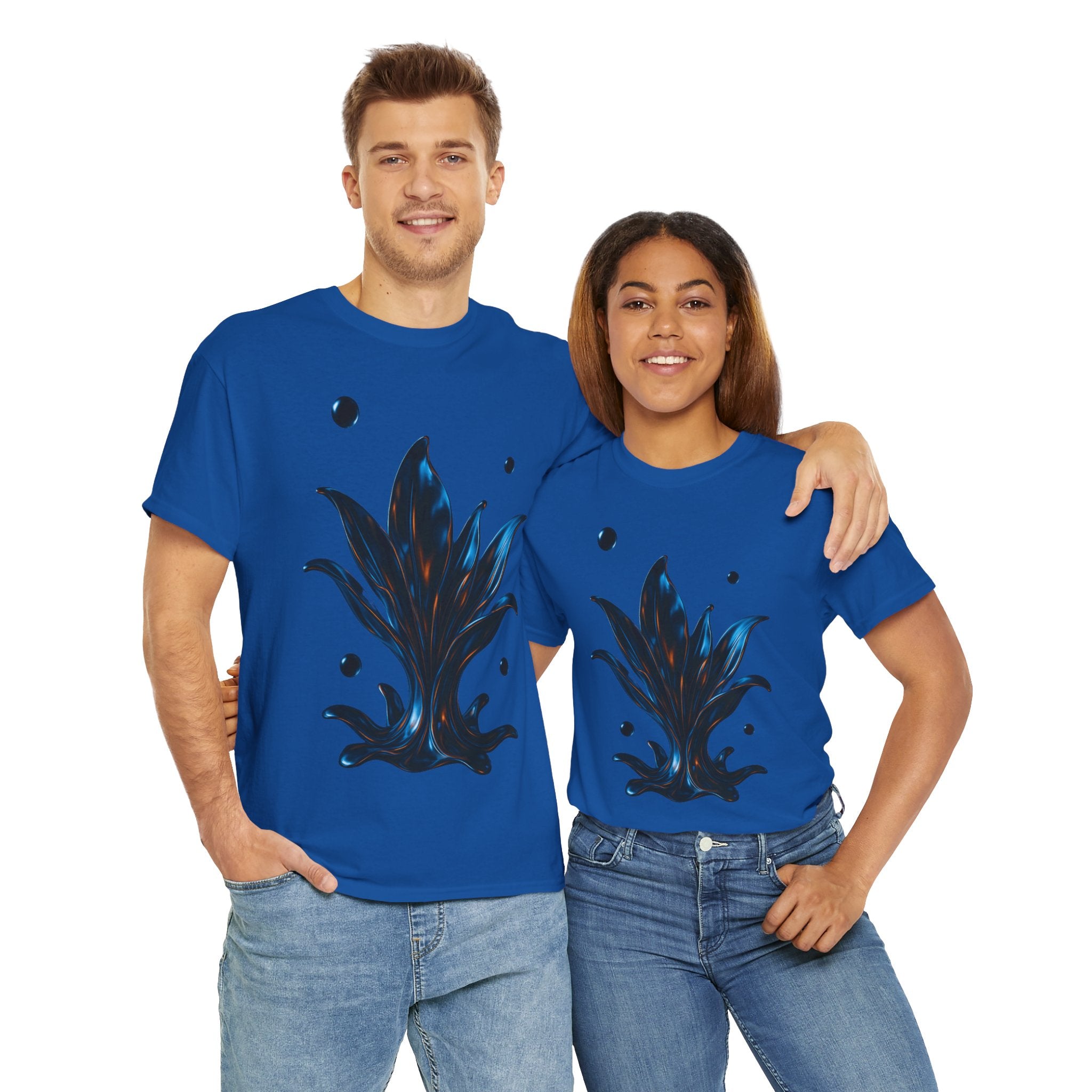 Plant-Inspired Graphic Unisex Heavy Cotton Tee