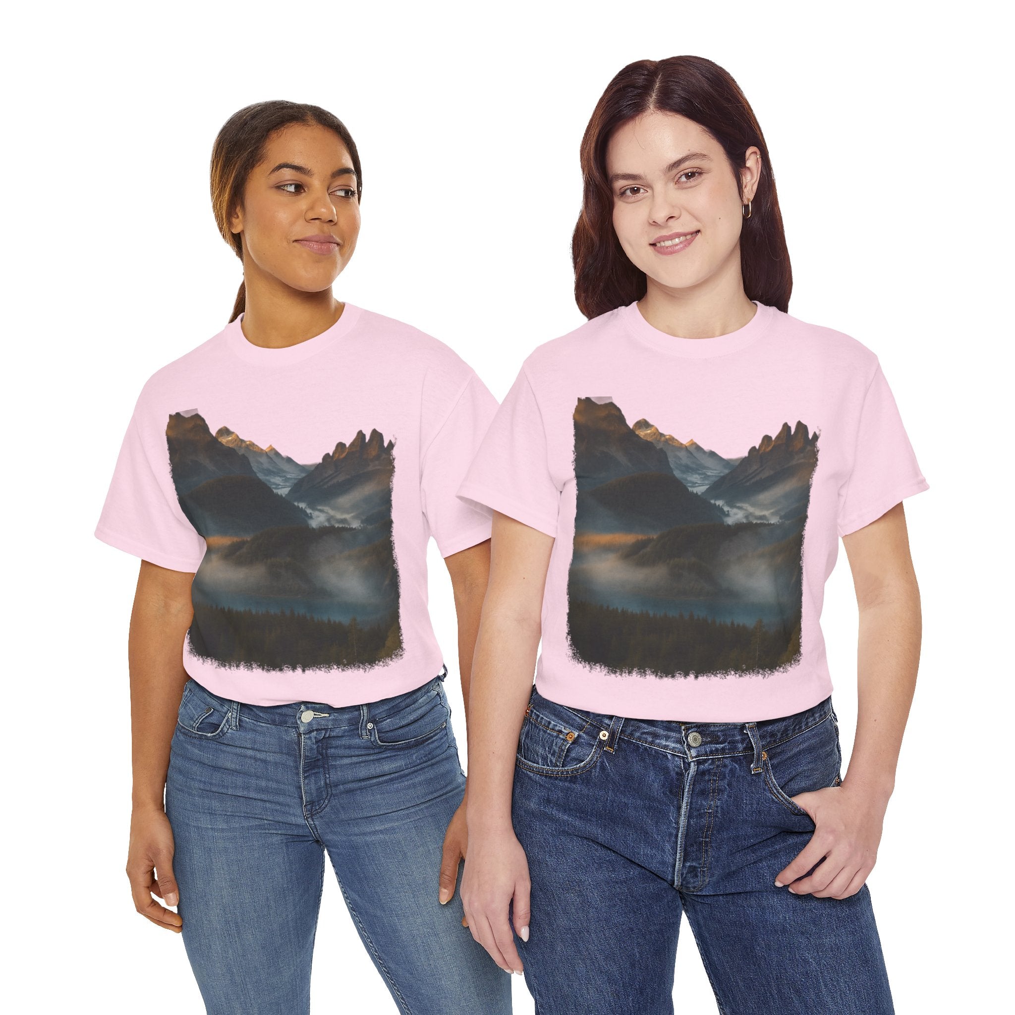 Nature-Inspired Unisex Heavy Cotton Tee, Outdoor, Adventure, Casual Wear, Gift for Nature Lovers, Hiking Merchandise