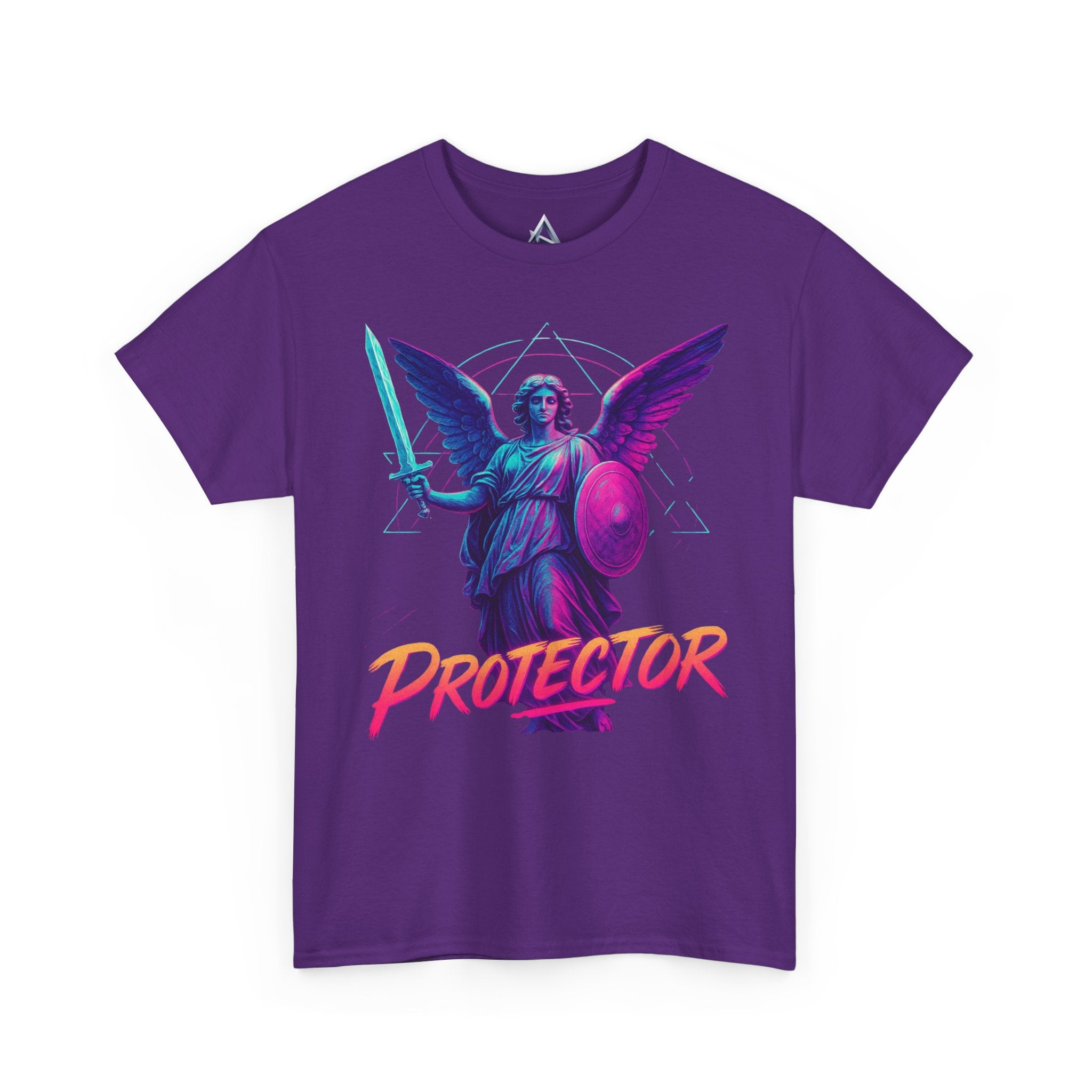 Vibrant Guardian Protector Graphic Heavy Cotton Tee
