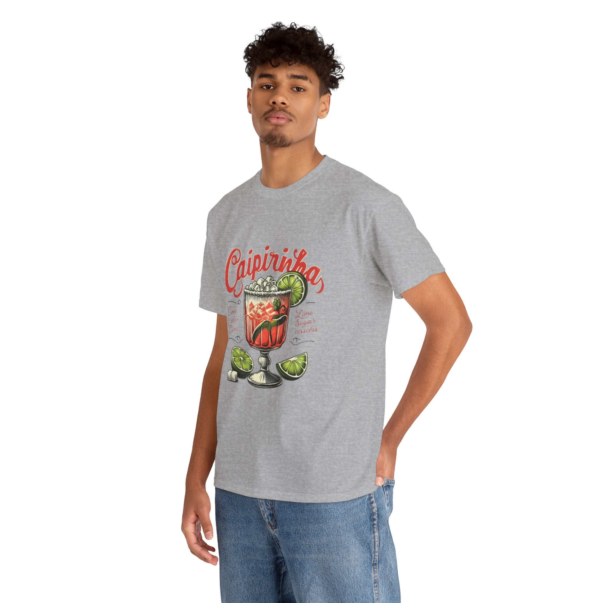 Caipirinha Cocktail Unisex Heavy Cotton Tee