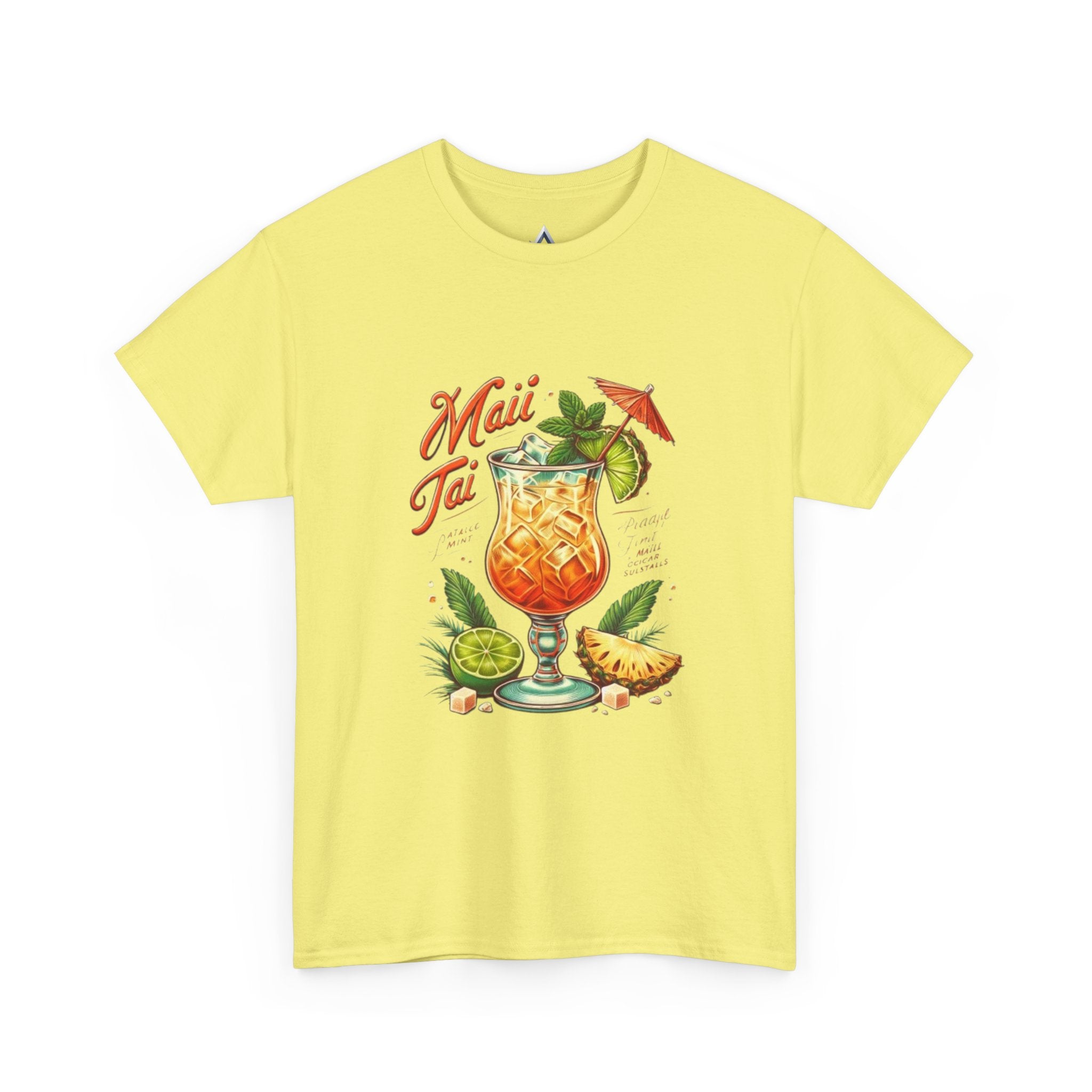 Maui Tai Cocktail Unisex Heavy Cotton Tee