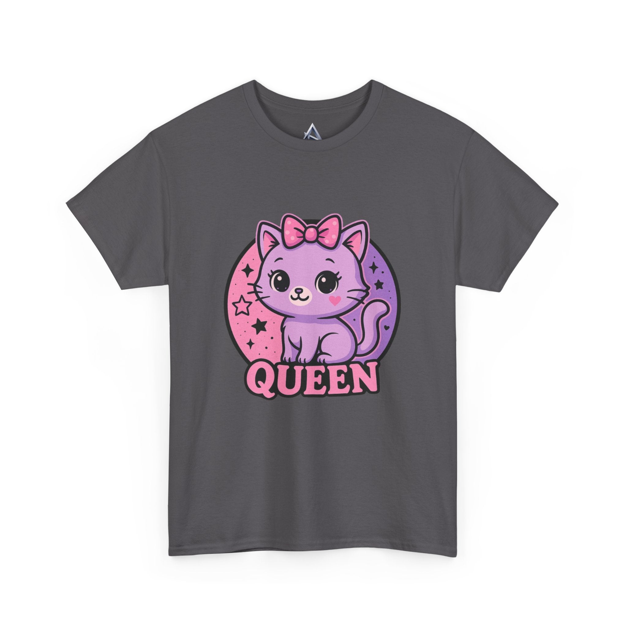 Cute Cat Queen Unisex Heavy Cotton Tee