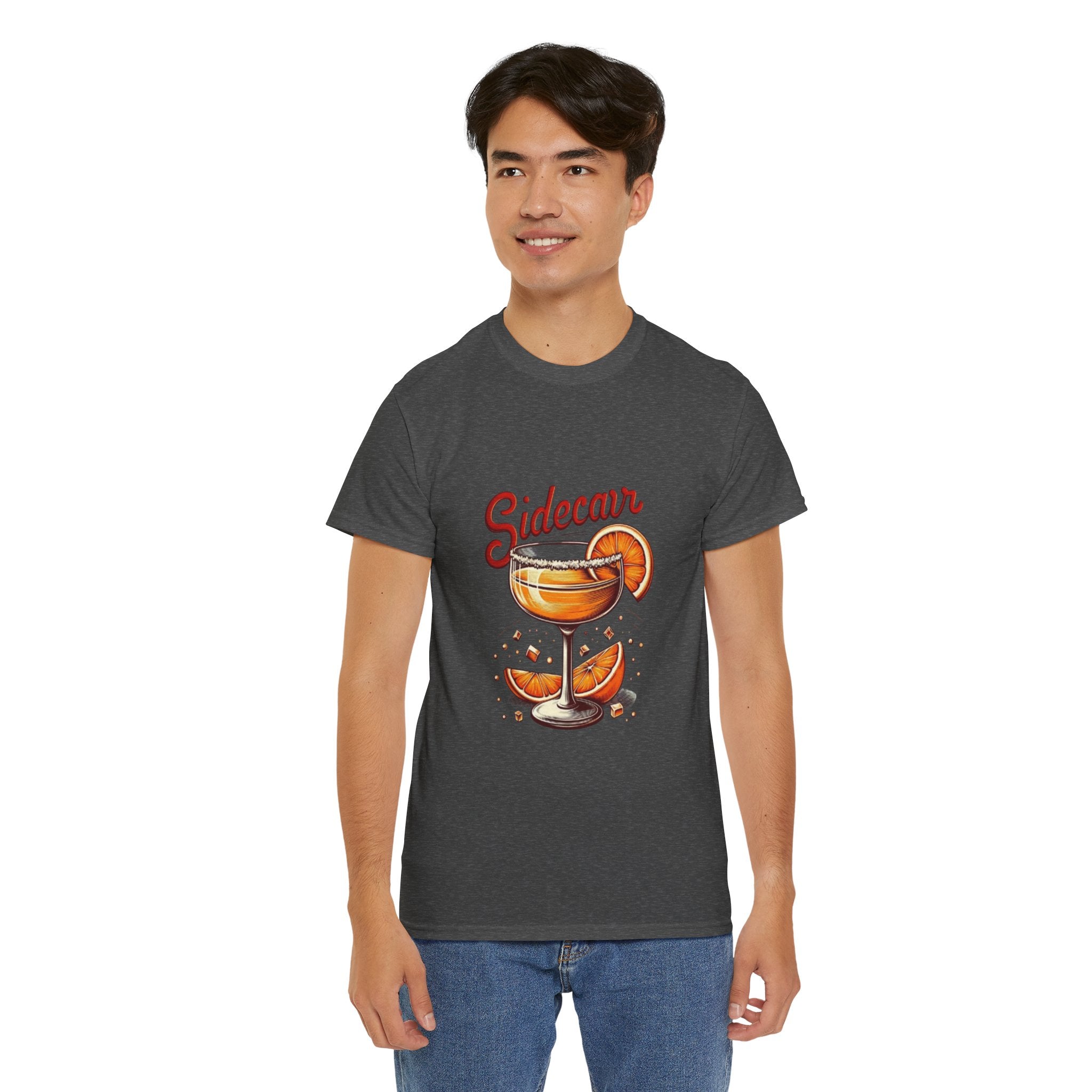 Sidecar Cocktail Unisex Heavy Cotton Tee