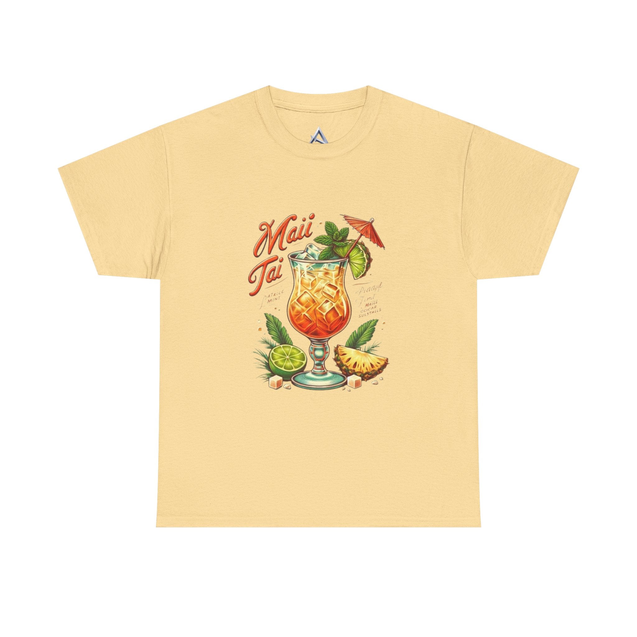 Maui Tai Cocktail Unisex Heavy Cotton Tee