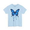 Blue Butterfly Art Unisex Heavy Cotton Tee