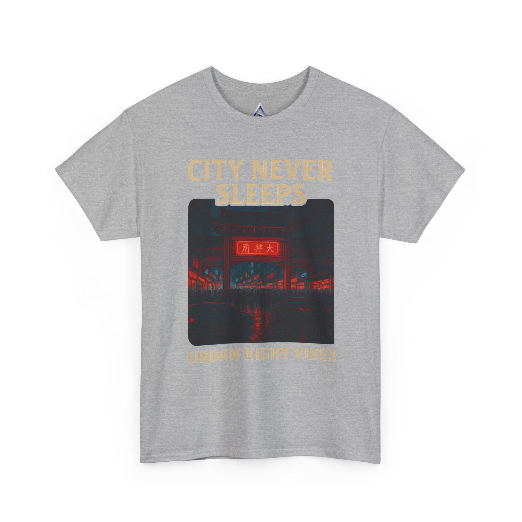 Urban City Night Vibes Unisex Heavy Cotton Tee