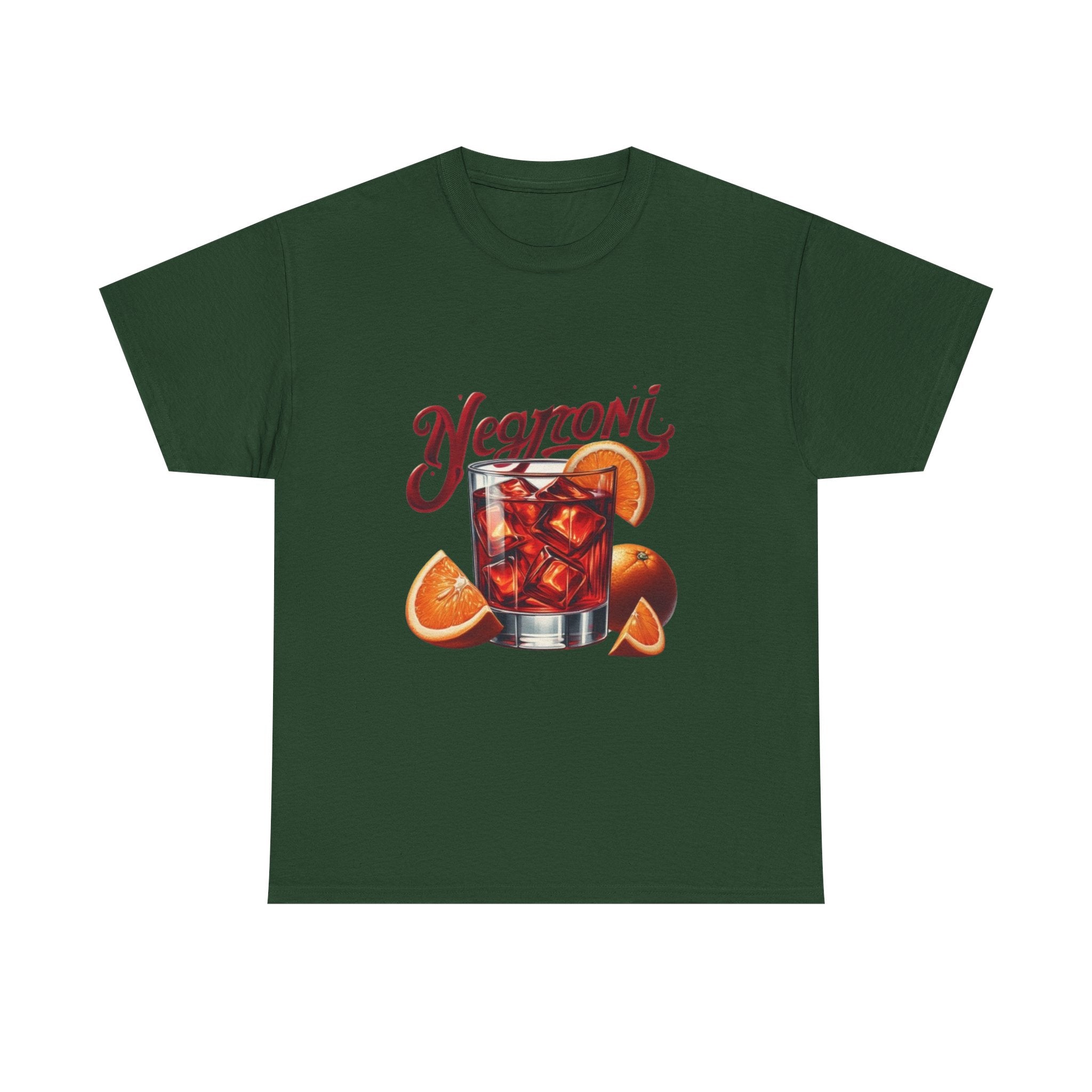 Negroni Cocktail Unisex Heavy Cotton Tee