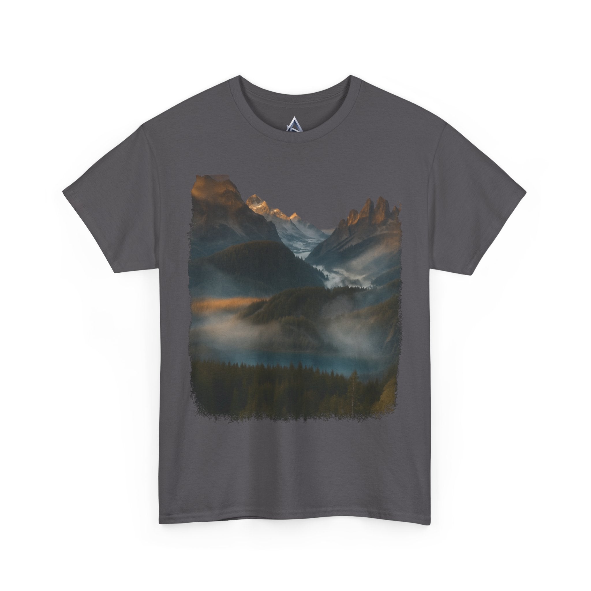 Nature-Inspired Unisex Heavy Cotton Tee, Outdoor, Adventure, Casual Wear, Gift for Nature Lovers, Hiking Merchandise