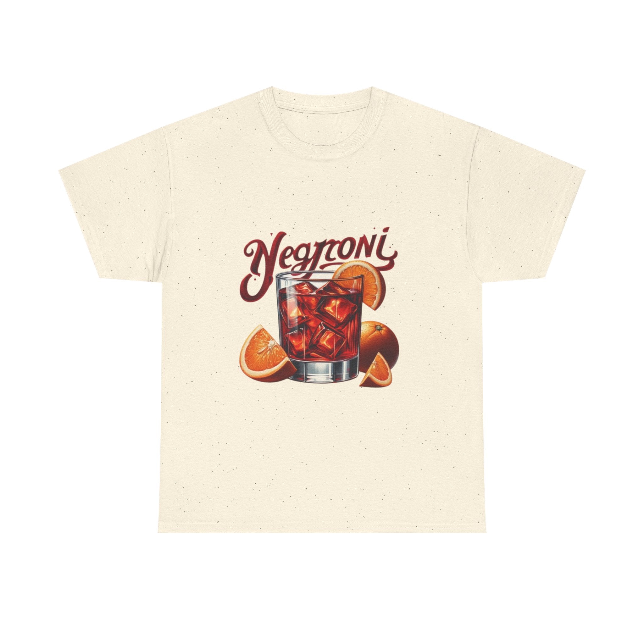 Negroni Cocktail Unisex Heavy Cotton Tee