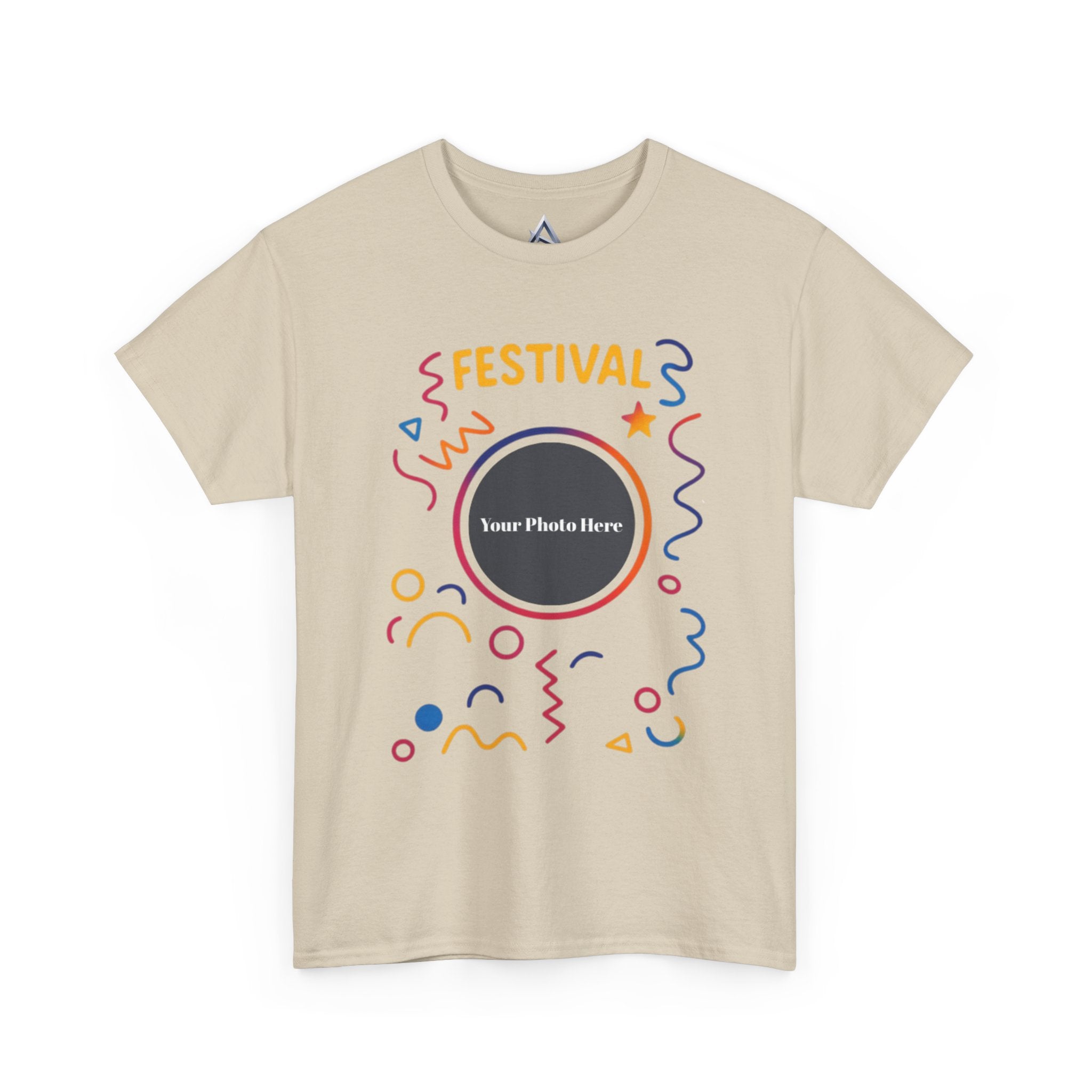 Festival Custom Photo Heavy Cotton Tee