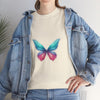 Vibrant Butterfly Unisex Heavy Cotton Tee