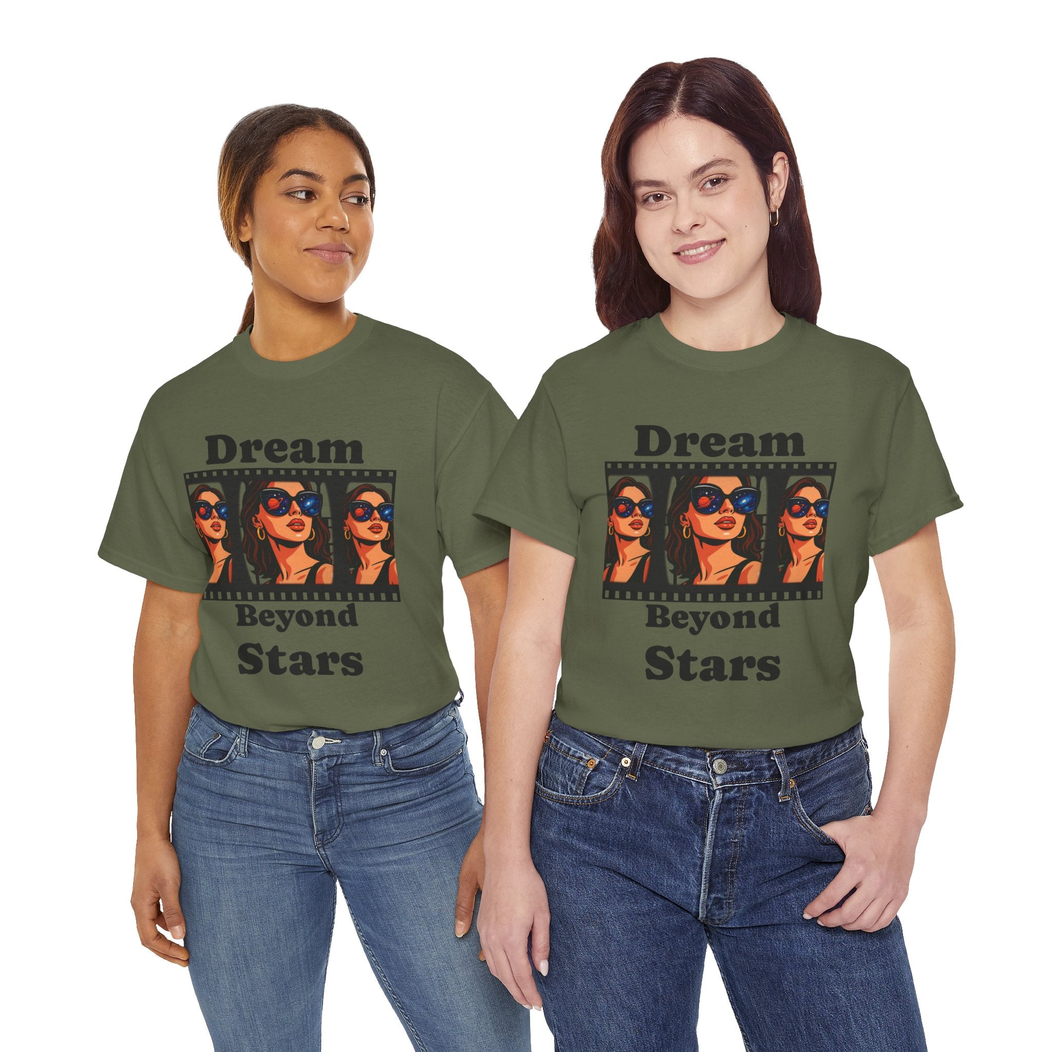 Dream Beyond Stars Unisex Heavy Cotton Tee