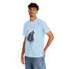 Moonlit Wolf Graphic Unisex Heavy Cotton Tee