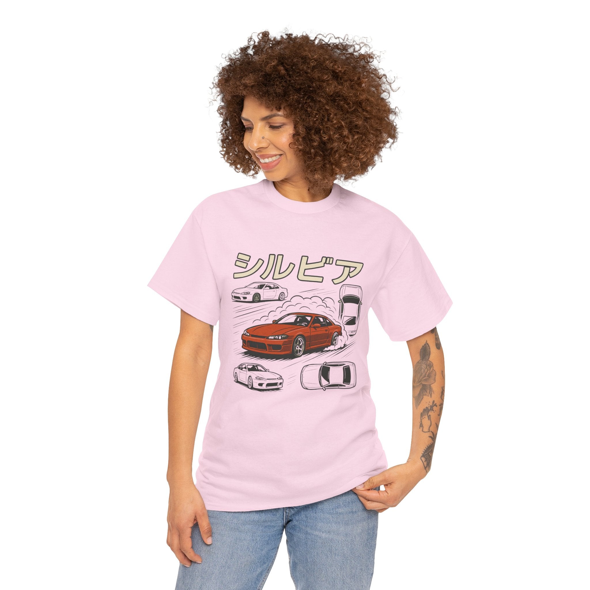 Stylish Car Graphic Unisex Heavy Cotton Tee