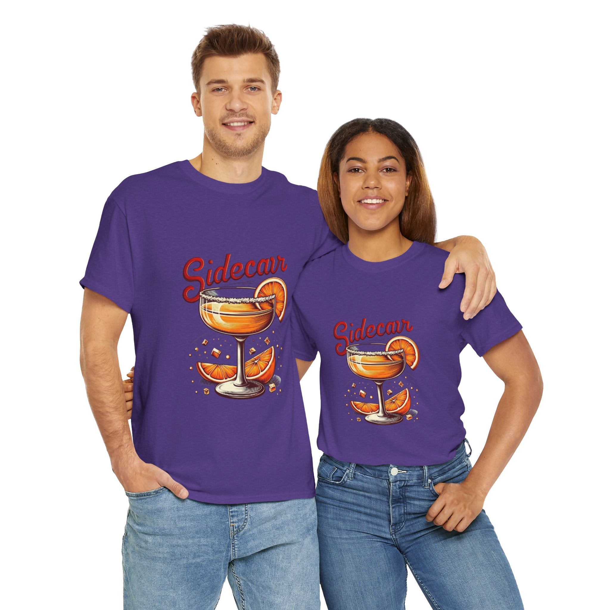 Sidecar Cocktail Unisex Heavy Cotton Tee