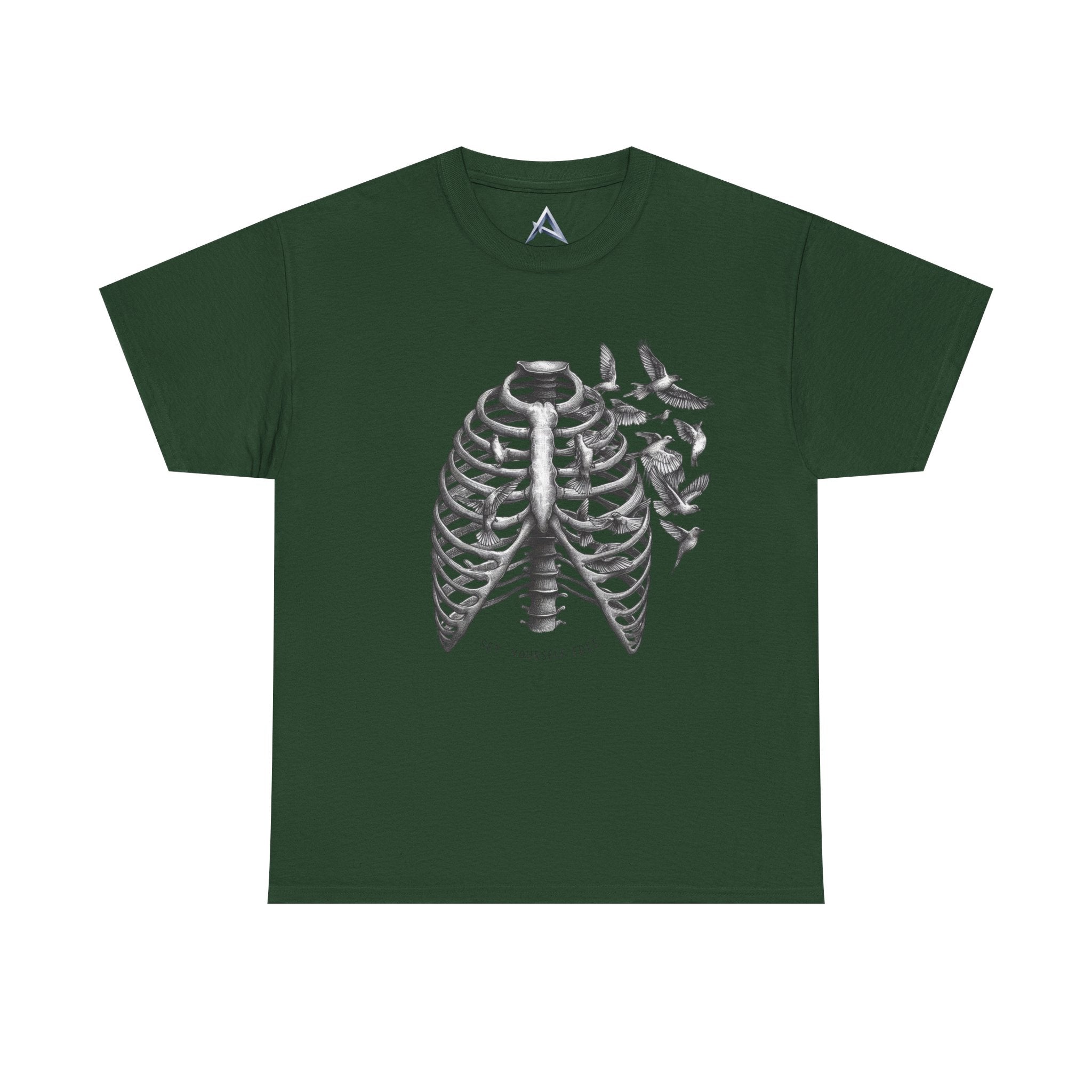 Botanical Lungs Unisex Heavy Cotton Tee