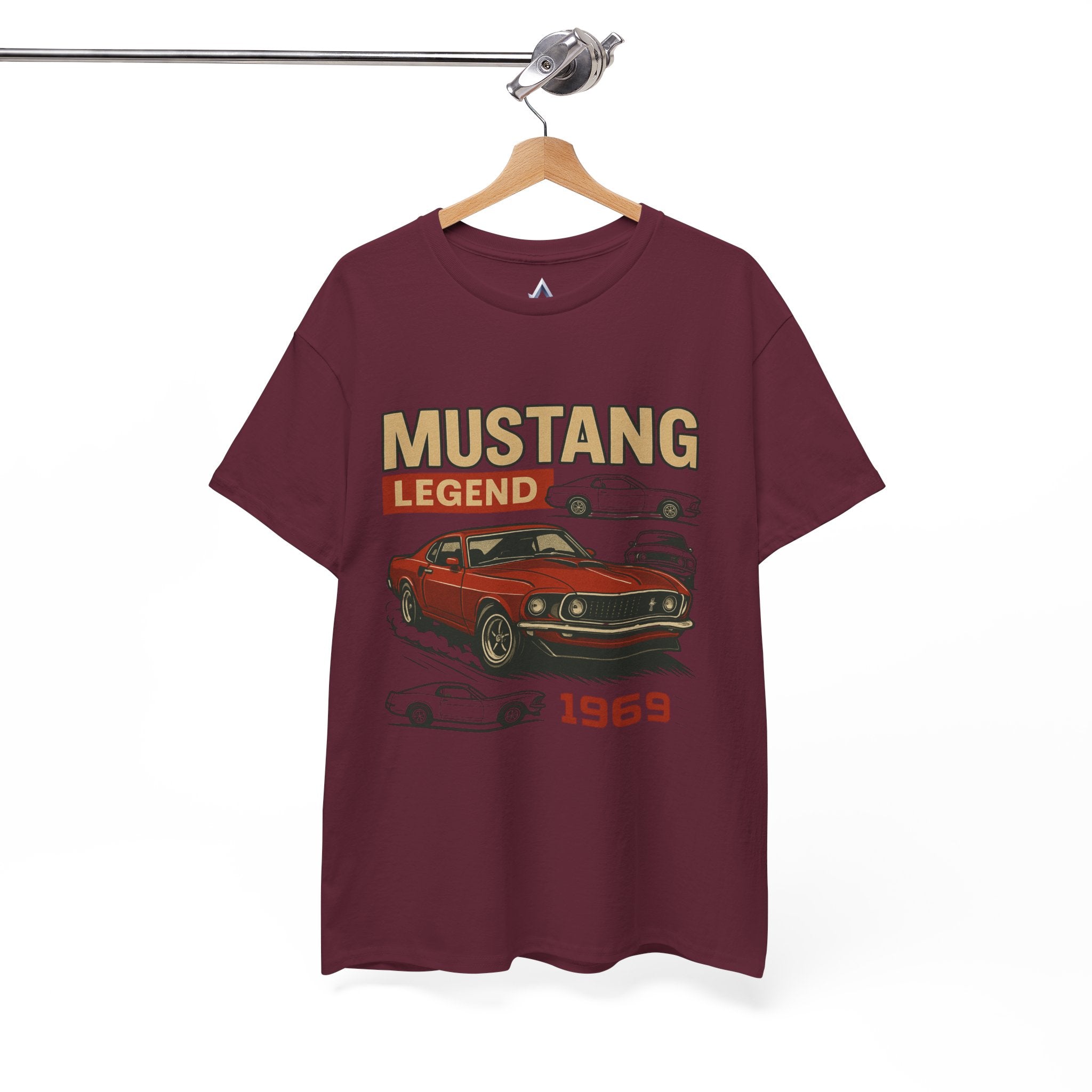1969 Mustang Legend Unisex Heavy Cotton Tee