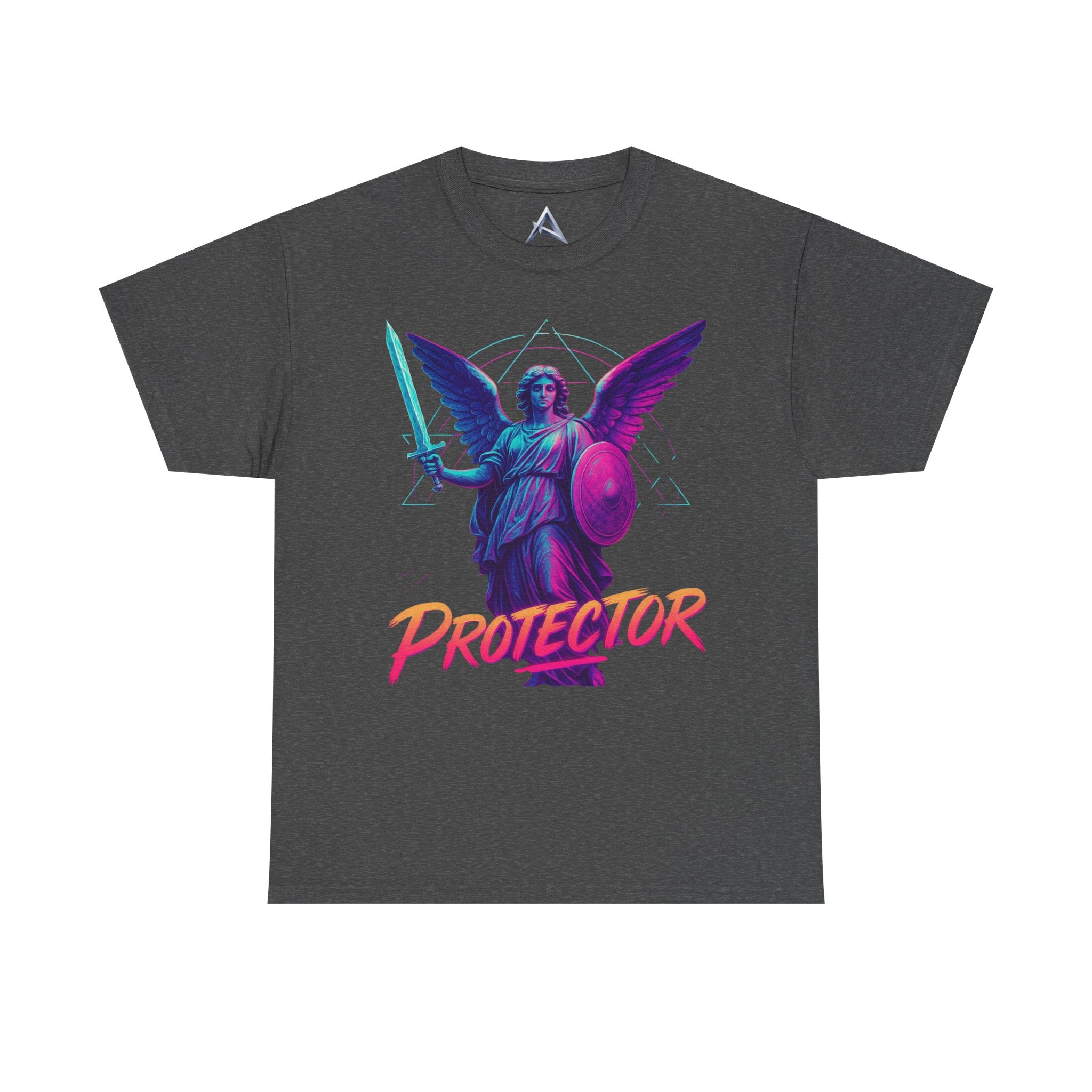 Vibrant Guardian Protector Graphic Heavy Cotton Tee