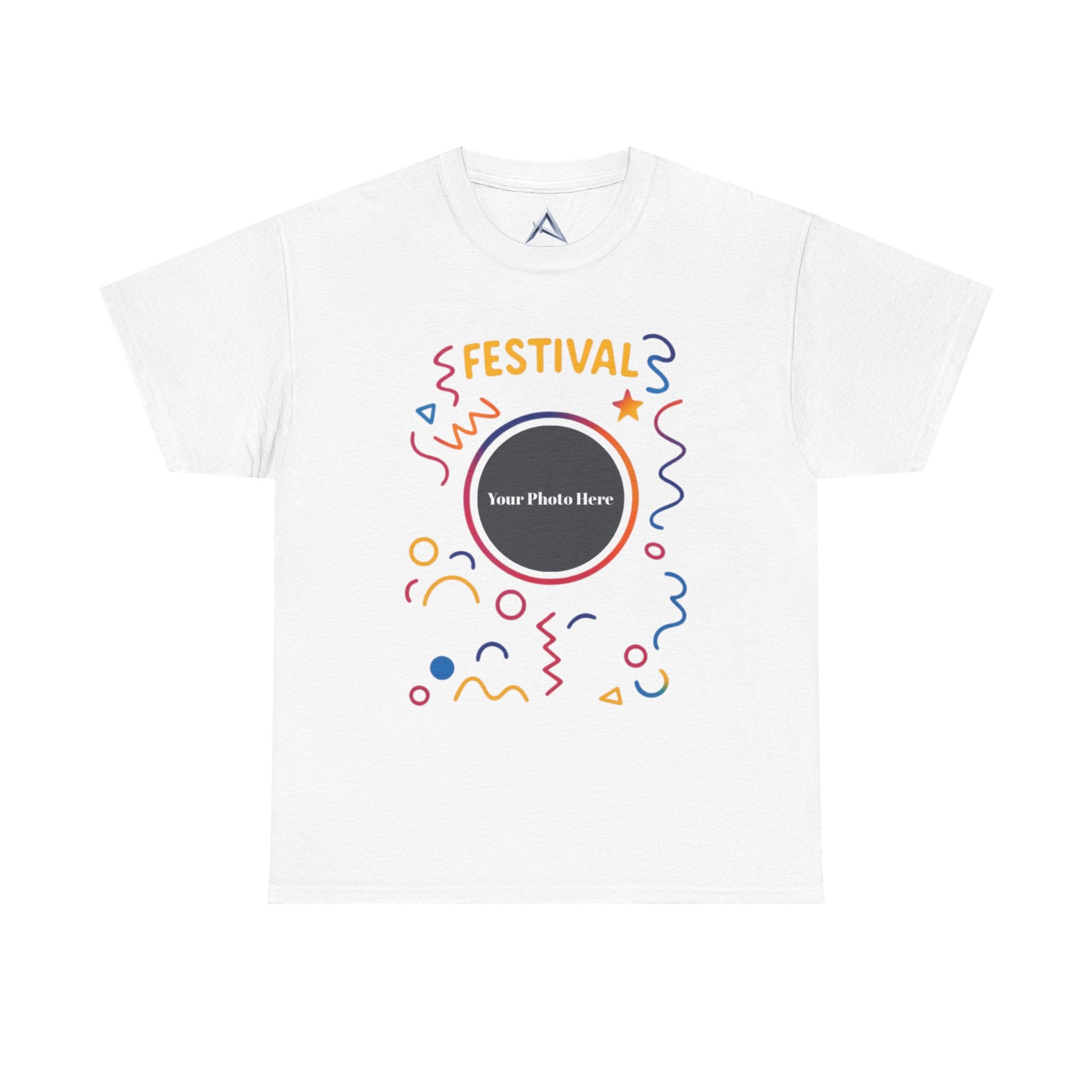 Festival Custom Photo Heavy Cotton Tee