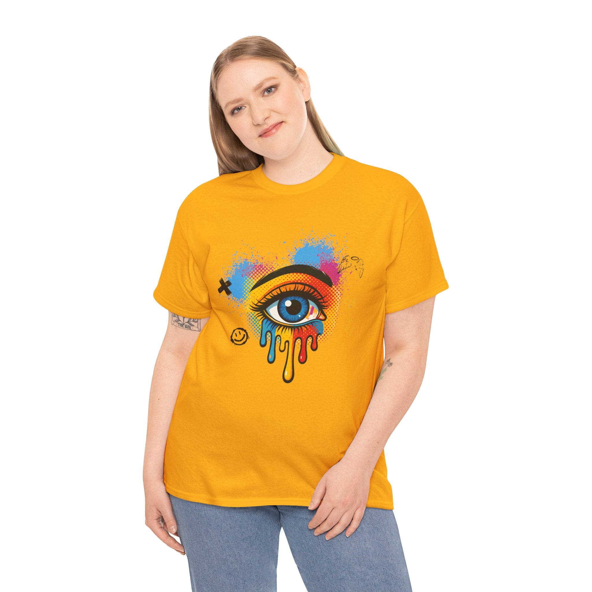Artistic Eye Tee, Unisex Heavy Cotton T-Shirt