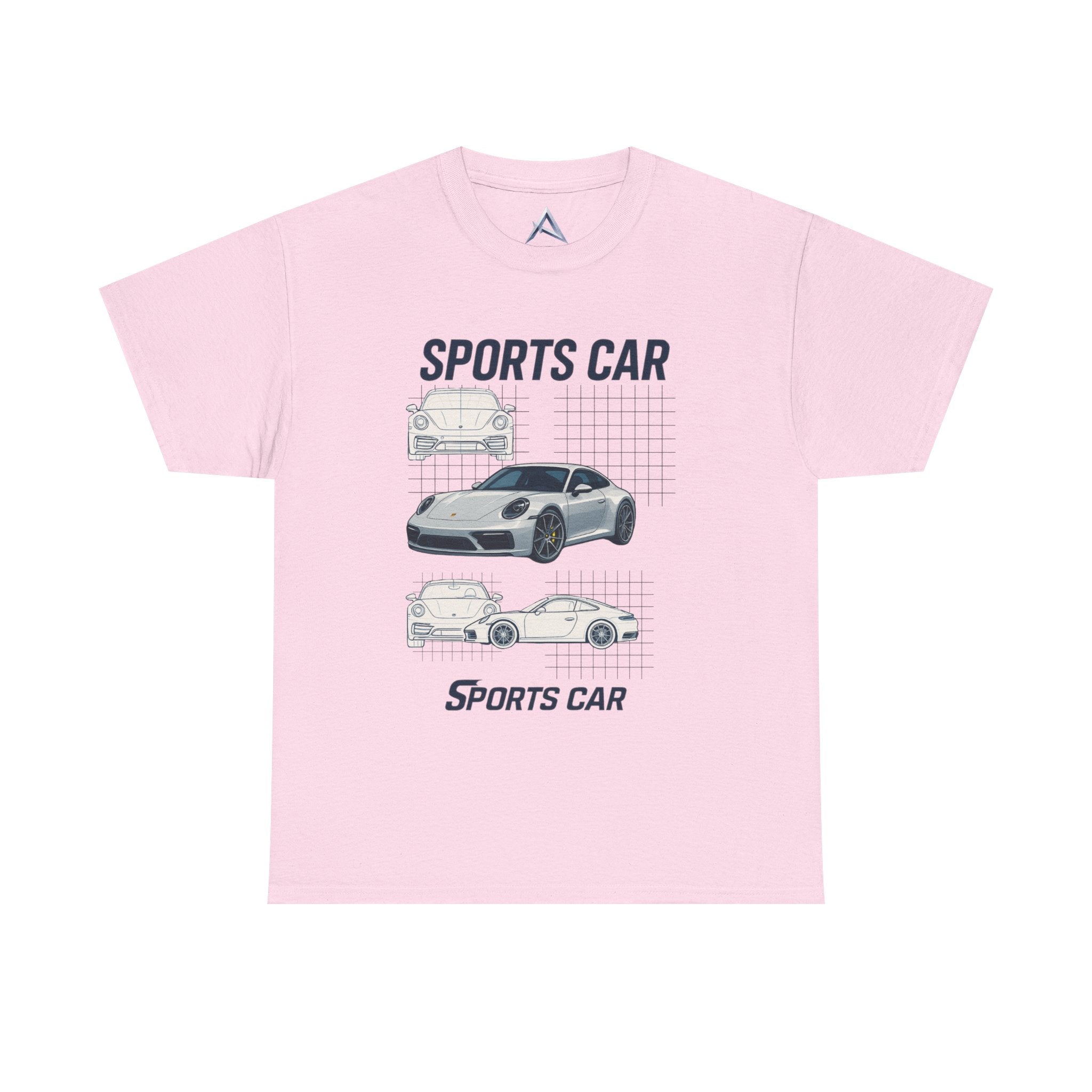 Sporty Car Graphic Heavy Cotton Tee