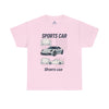 Sporty Car Graphic Heavy Cotton Tee