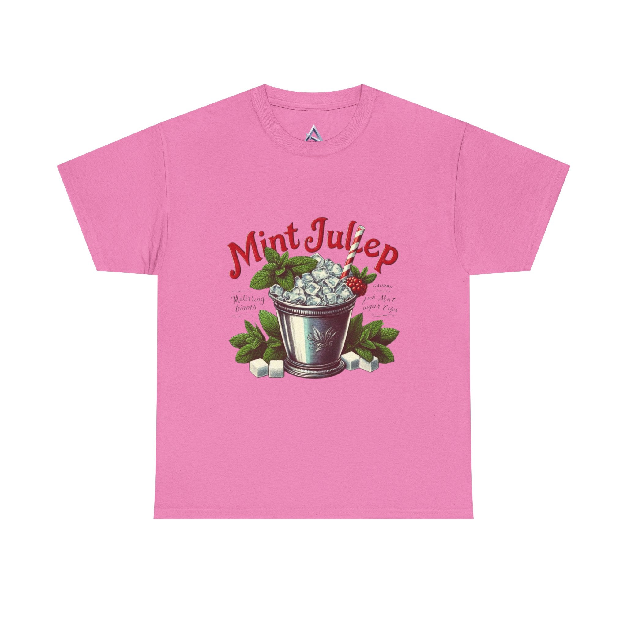 Mint Julep Cocktail Unisex Heavy Cotton Tee