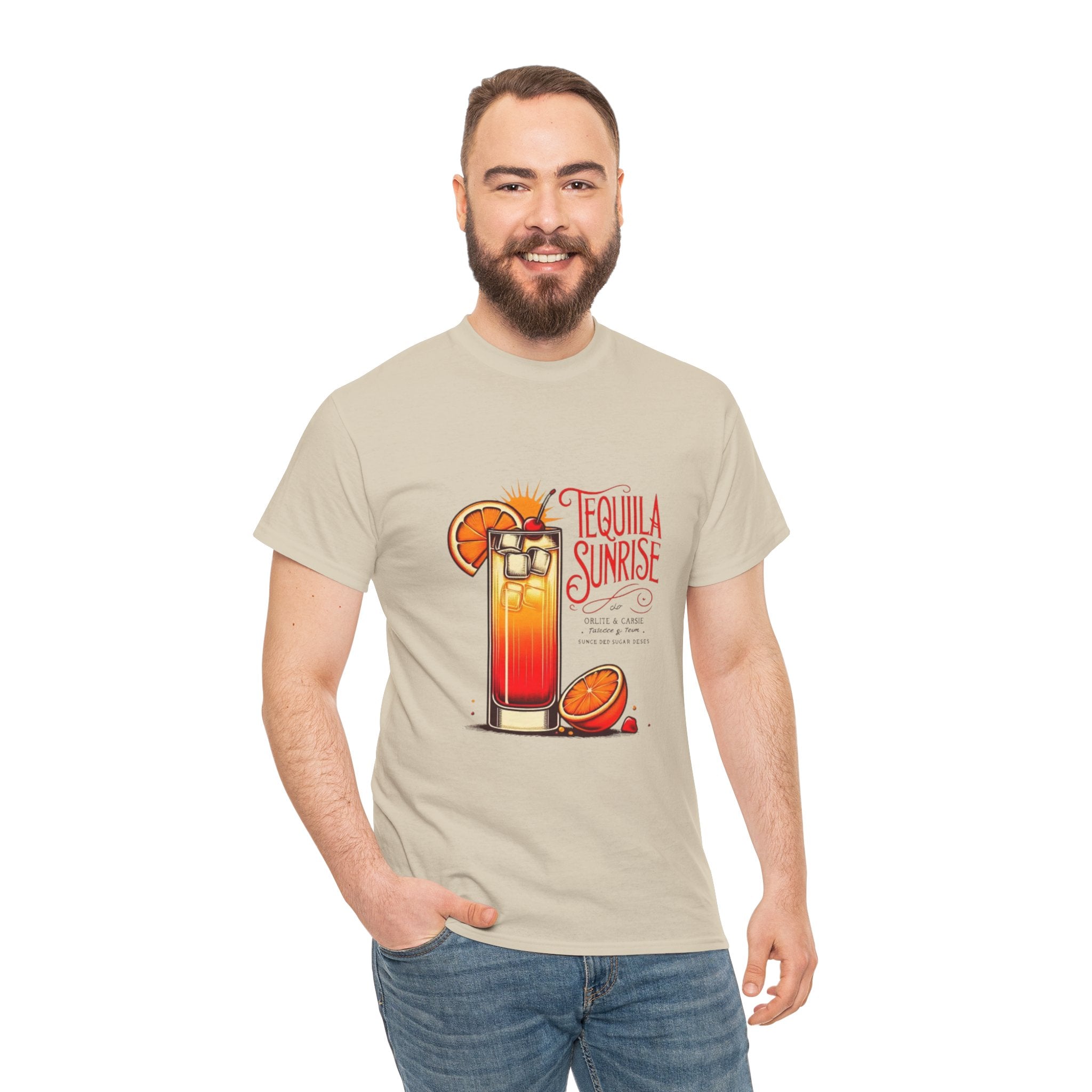 Tequila Cocktail Unisex Heavy Cotton Tee