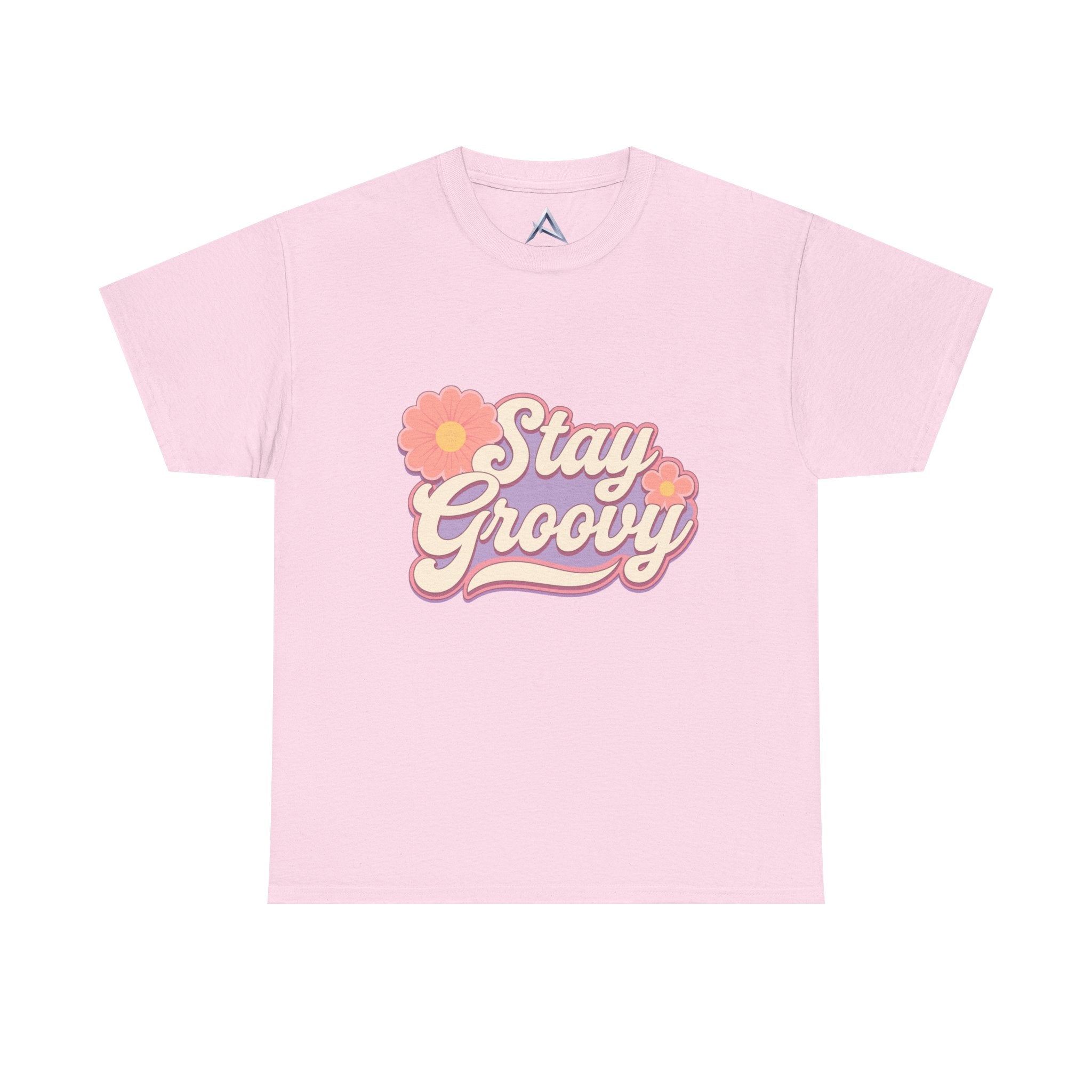 Stay Groovy Retro Unisex Heavy Cotton Tee