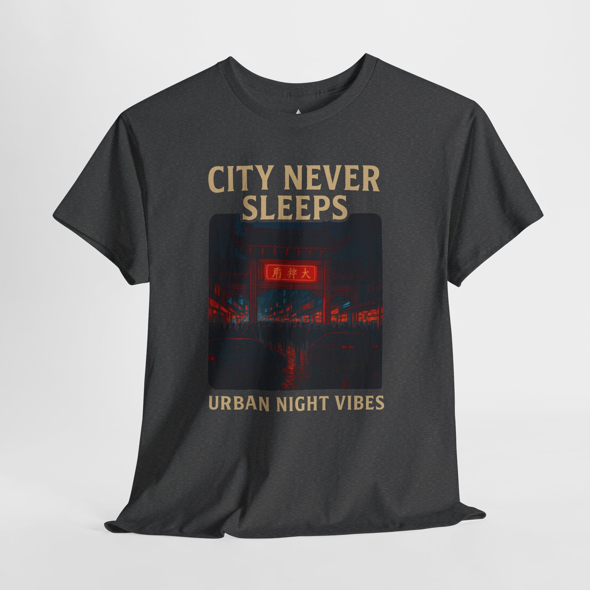 Urban City Night Vibes Unisex Heavy Cotton Tee