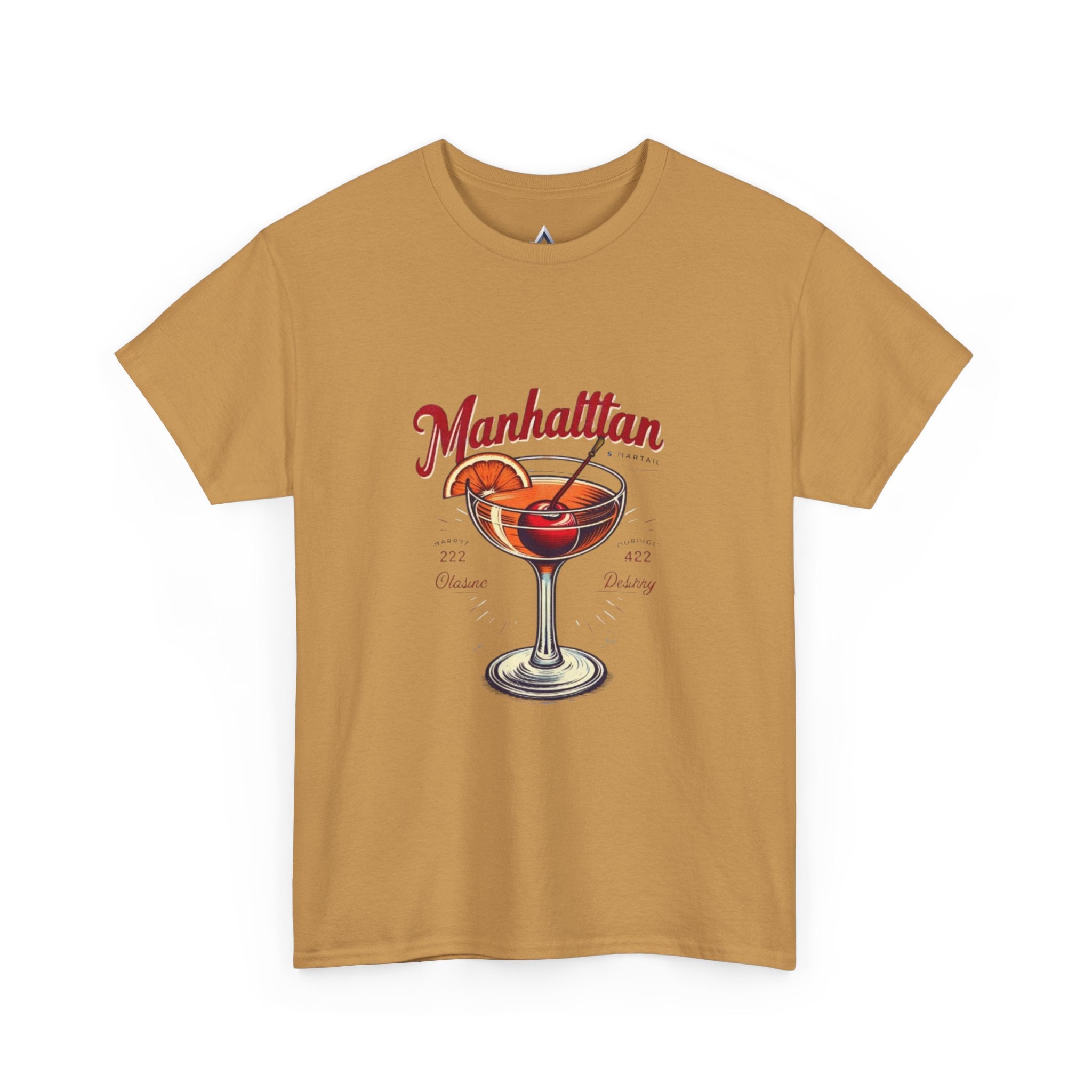 Manhattan Cocktail Unisex Heavy Cotton Tee