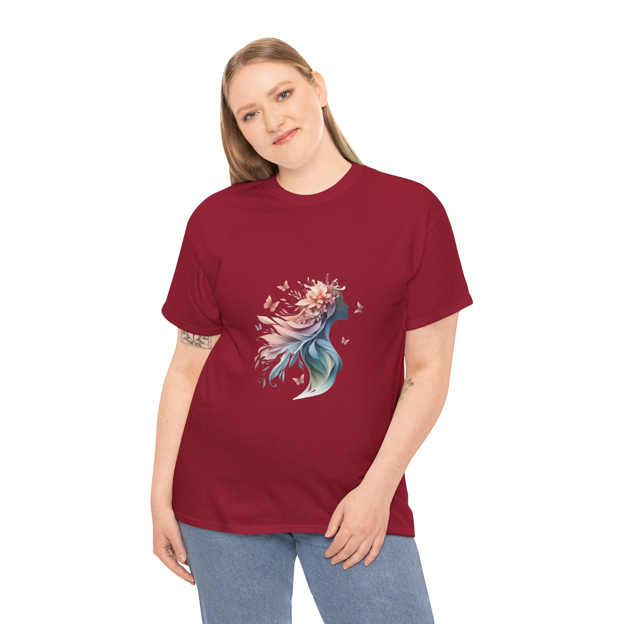 Whimsical Butterfly Dreamer Unisex Heavy Cotton Tee